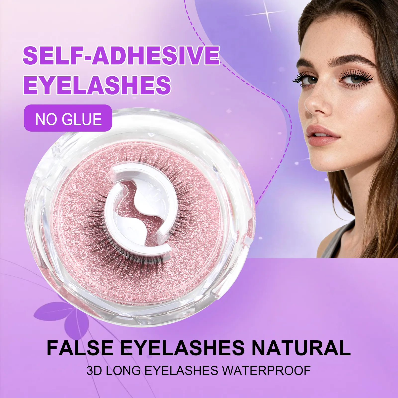 self adhesive false lashes