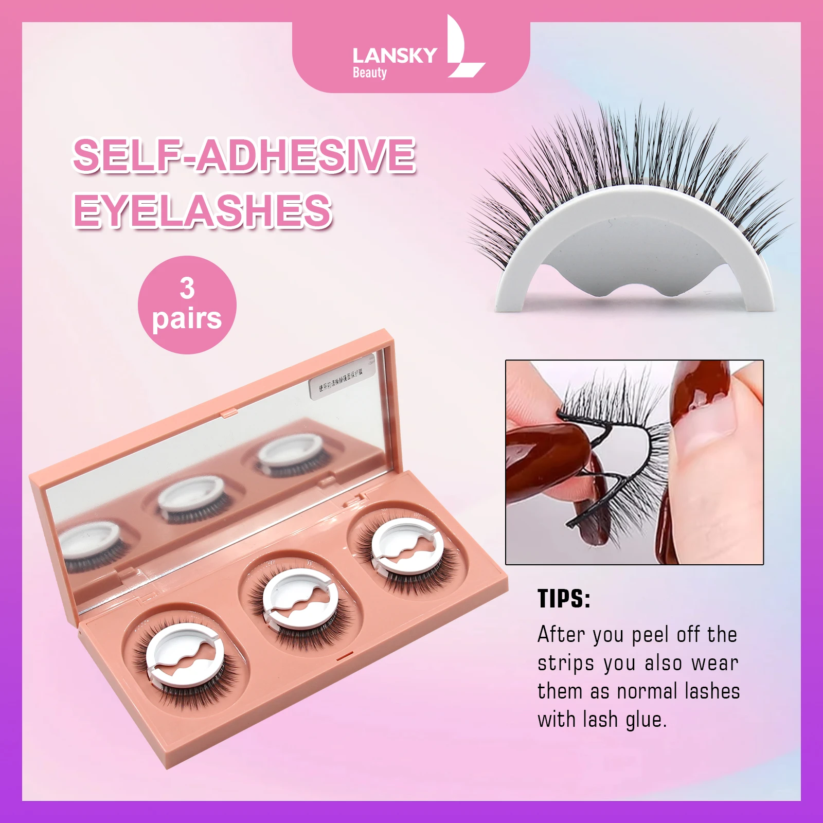 Self Adhesive Eyelashes- strip lashes