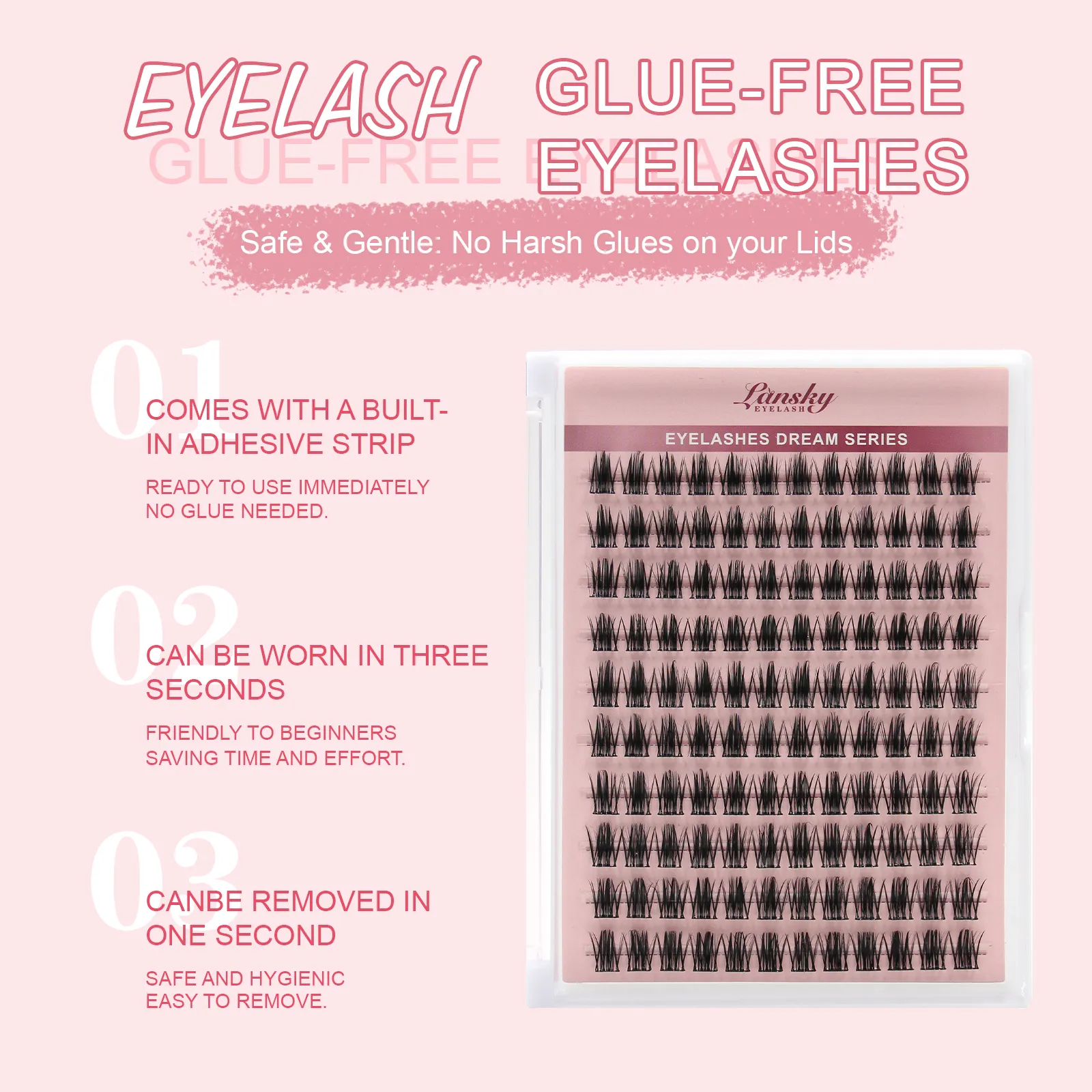 cluster false lashes