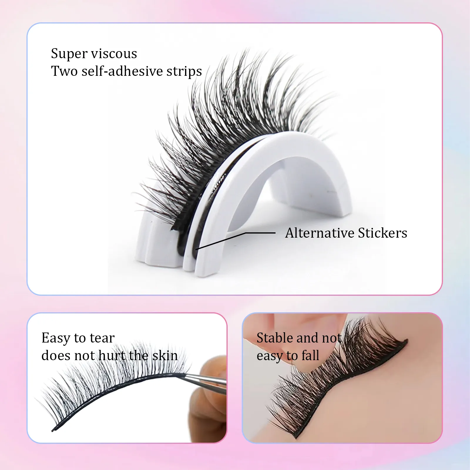 Read More About self stick lashes