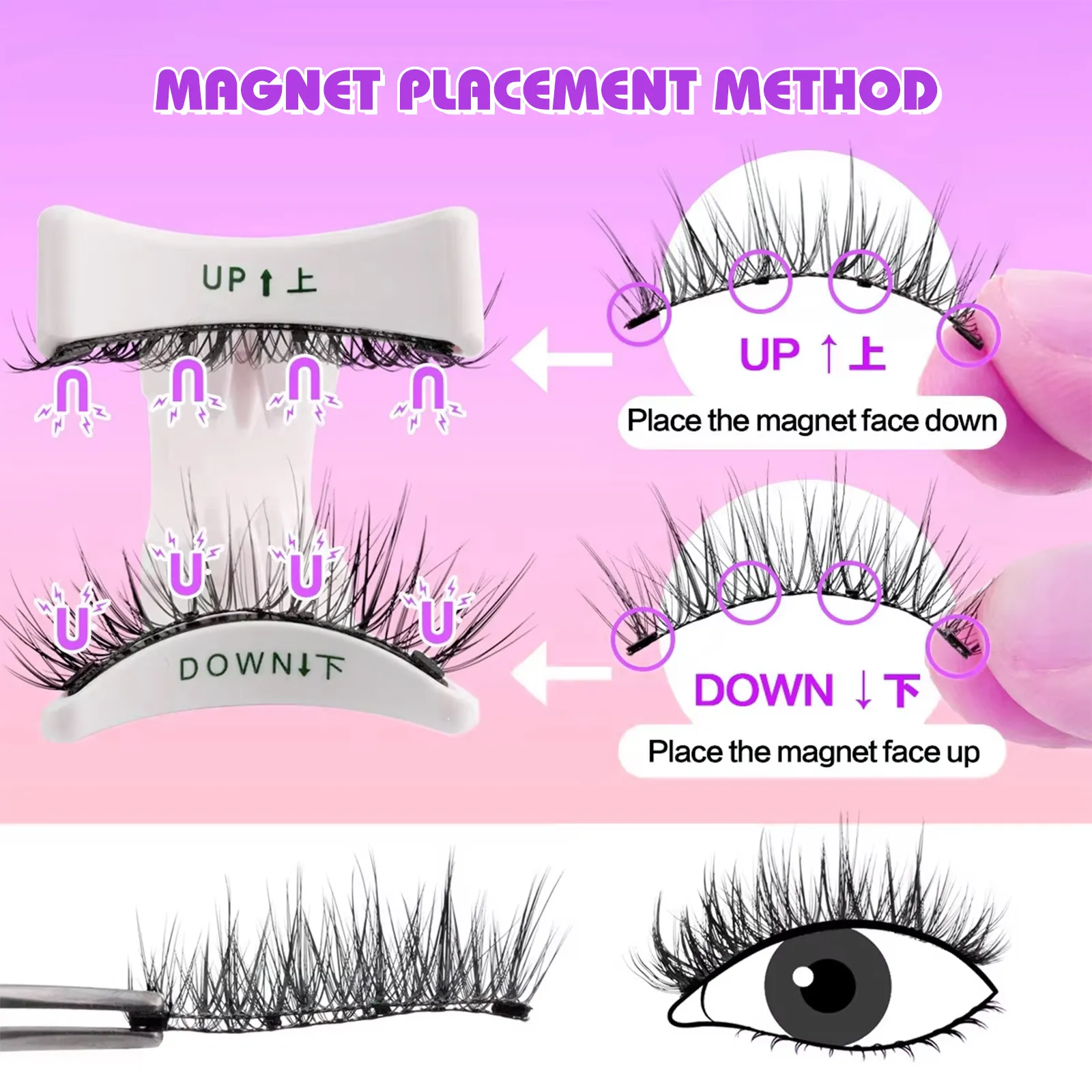magnetic eyelashes natural look