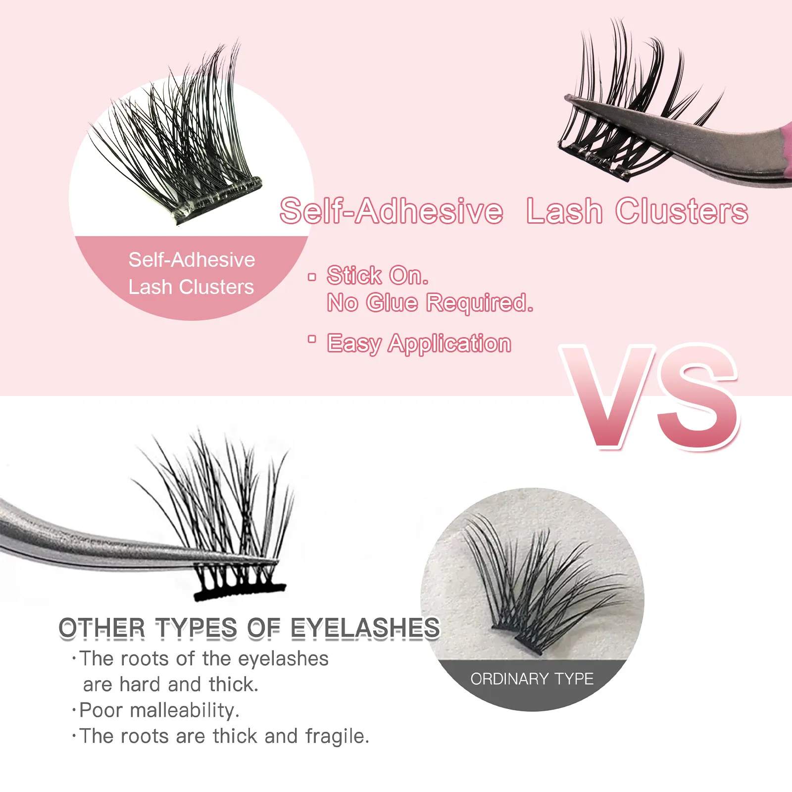false lash clusters