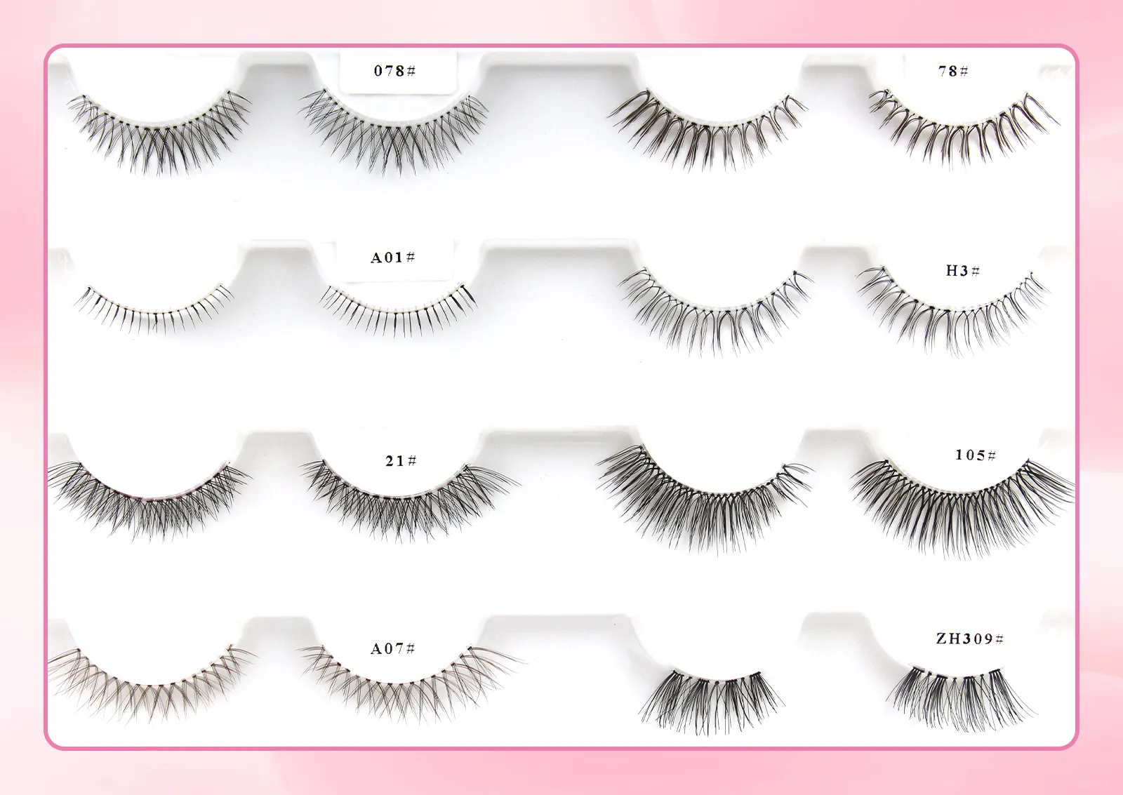 false wispy eyelashes