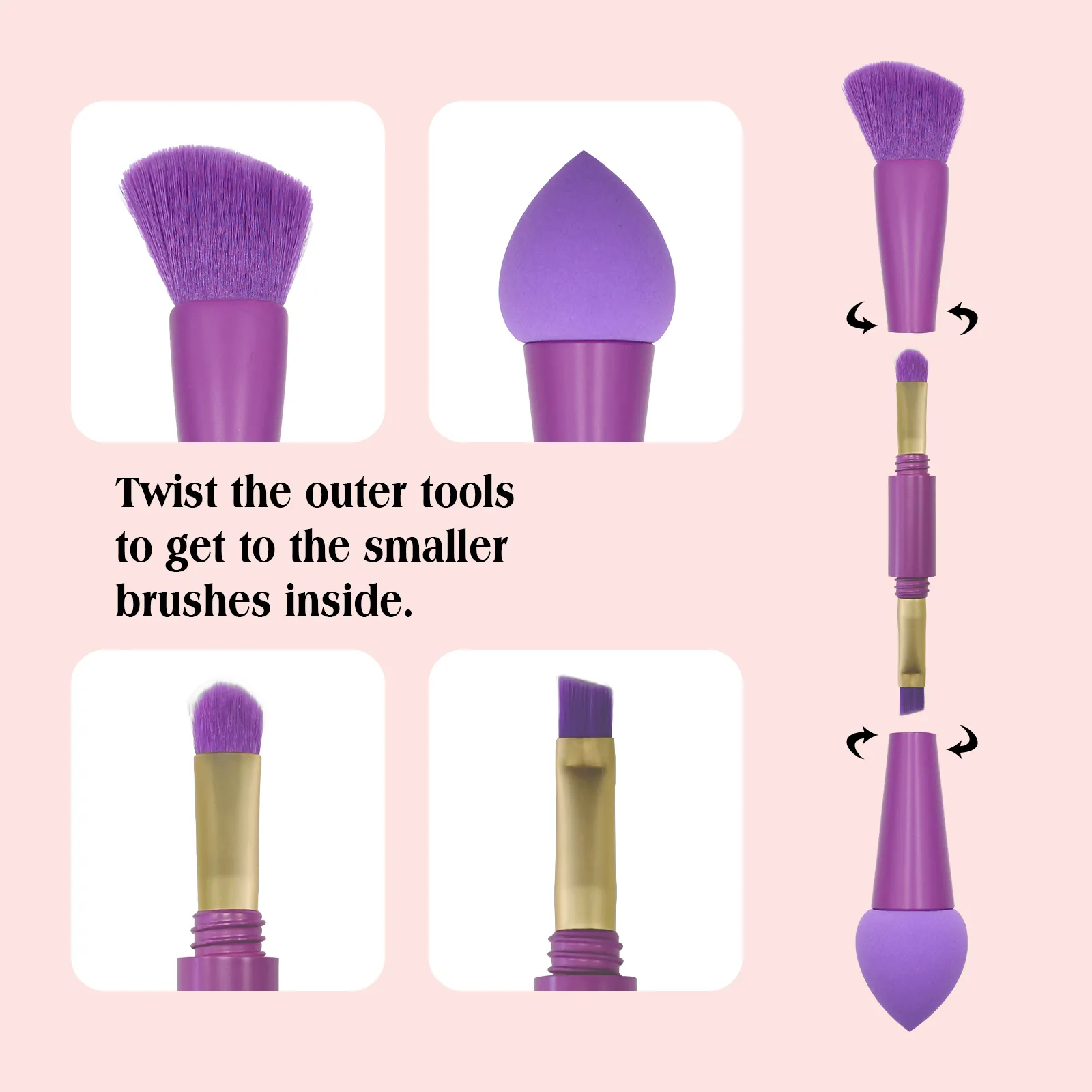 vegan makeup brush set