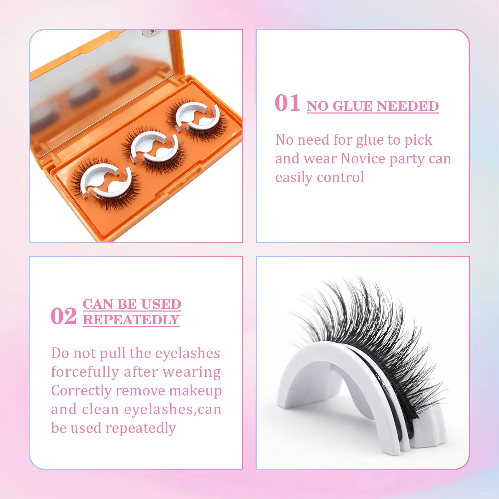 Read More About self adhesive lashes no glue