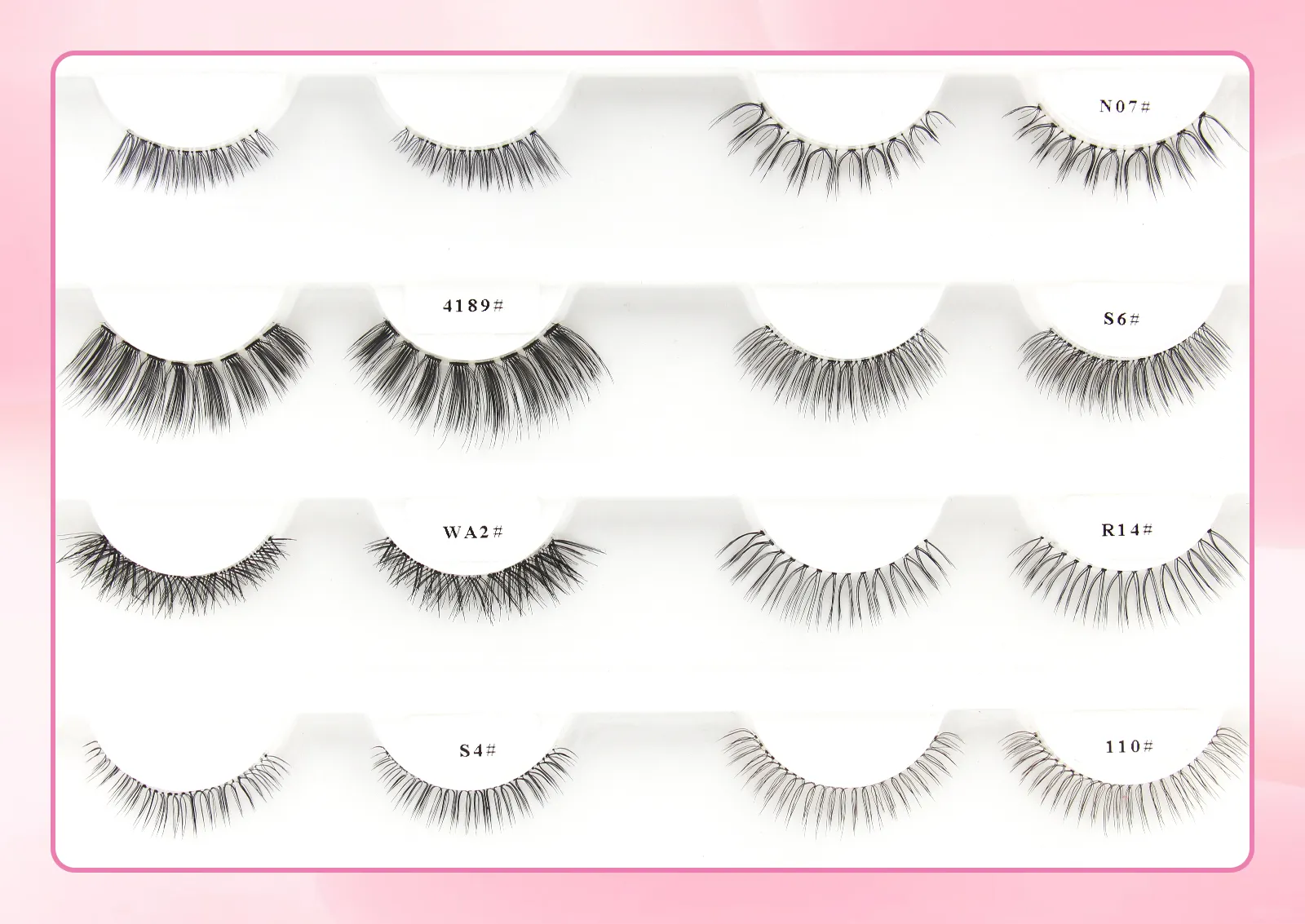 natural wispy eyelashes