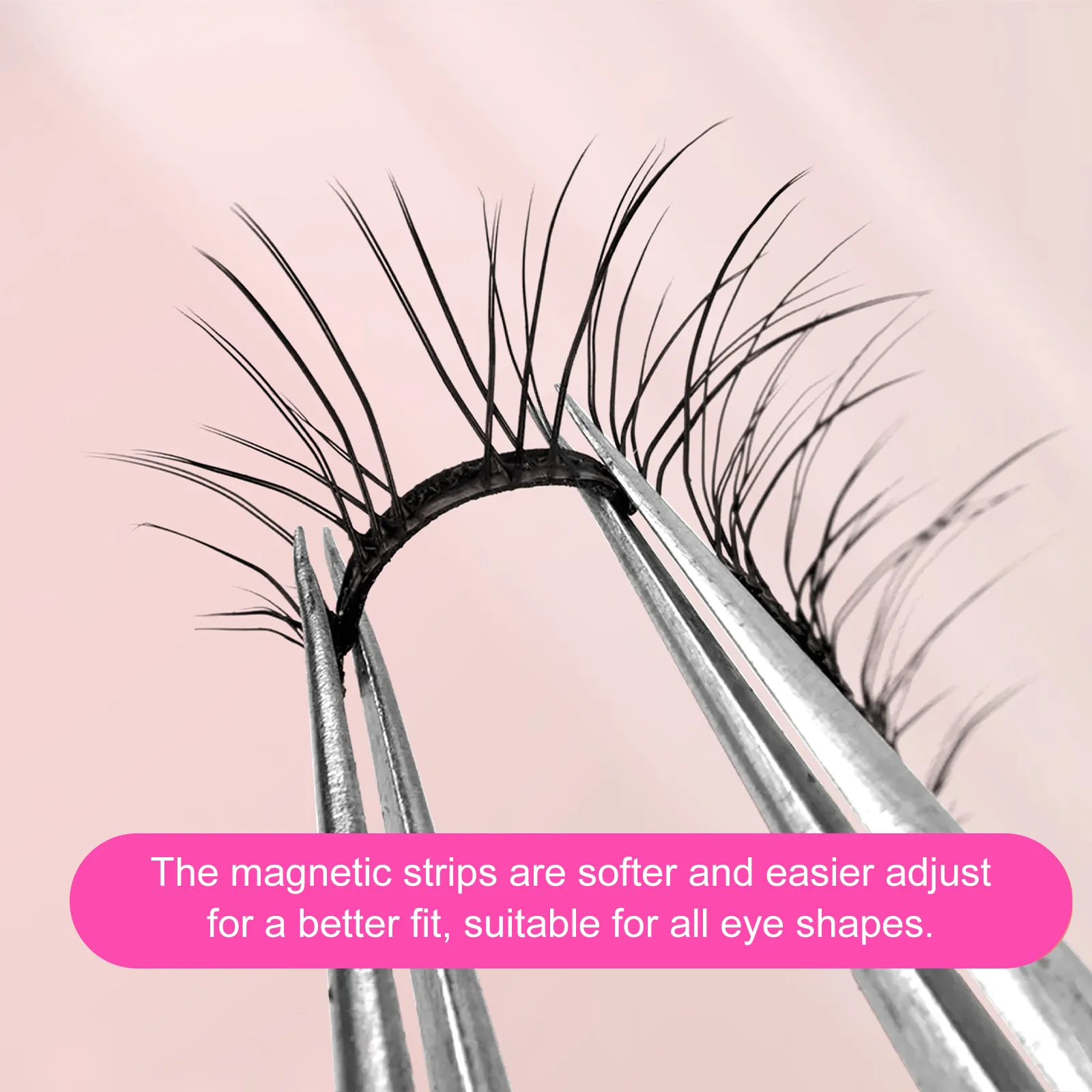 magnetic eyelashes with applicator