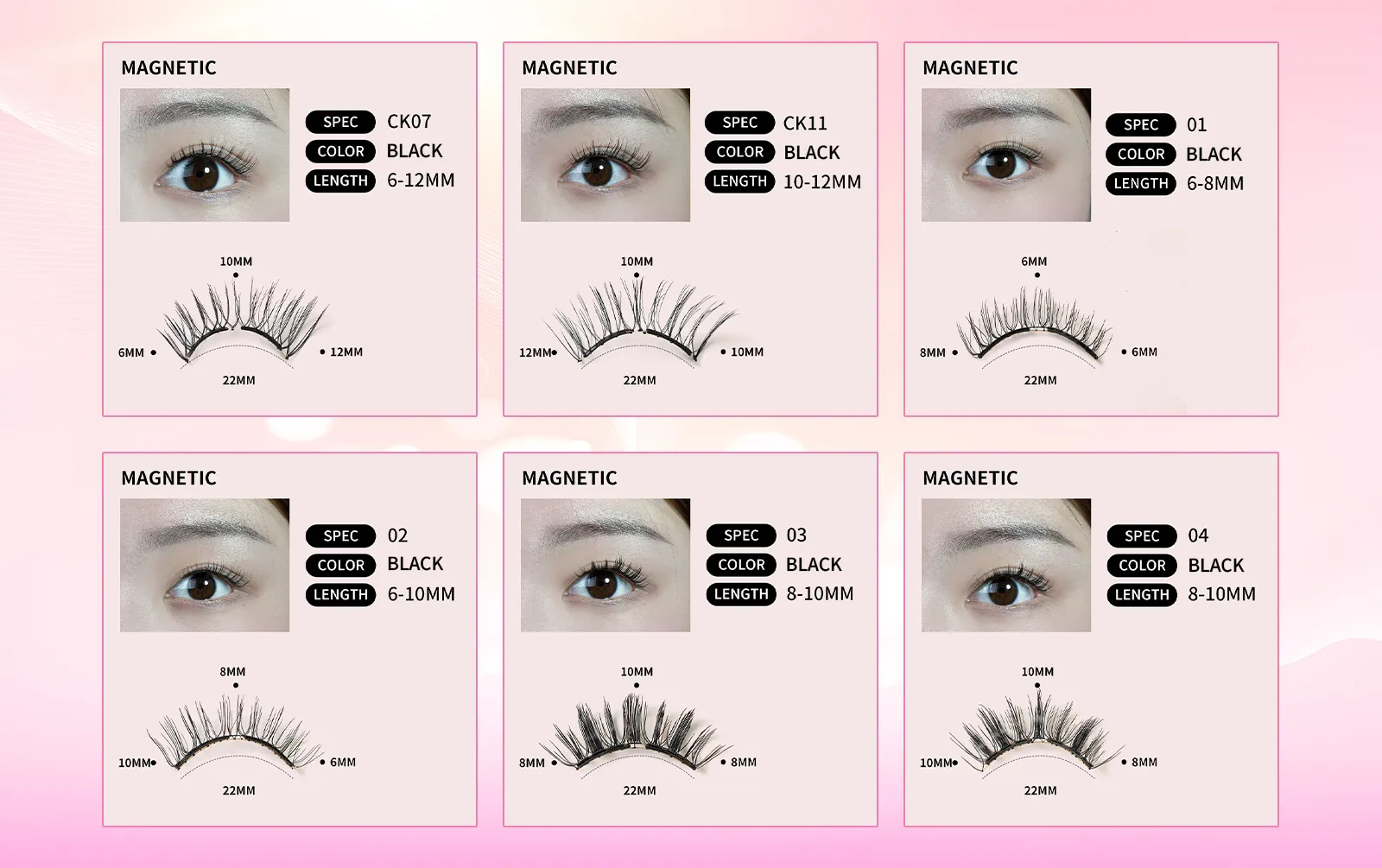 magnetic false eyelashes