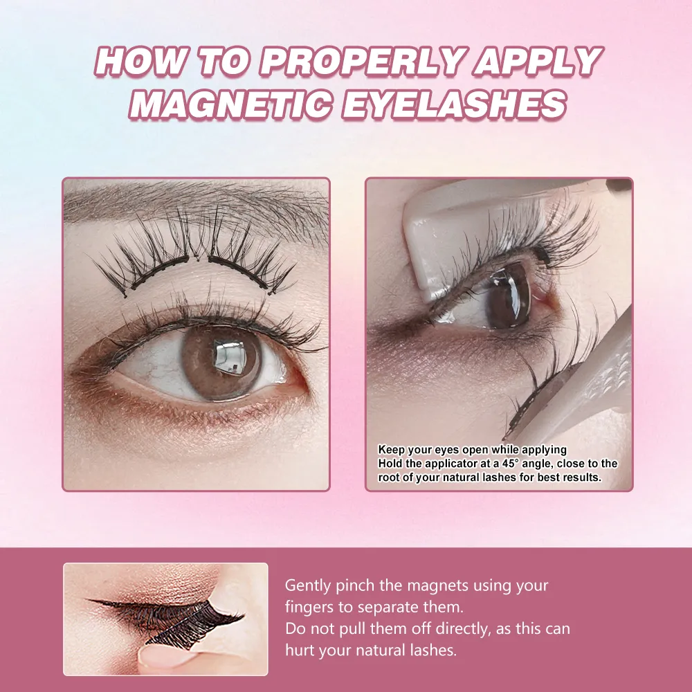 magnetic lashes with applicator