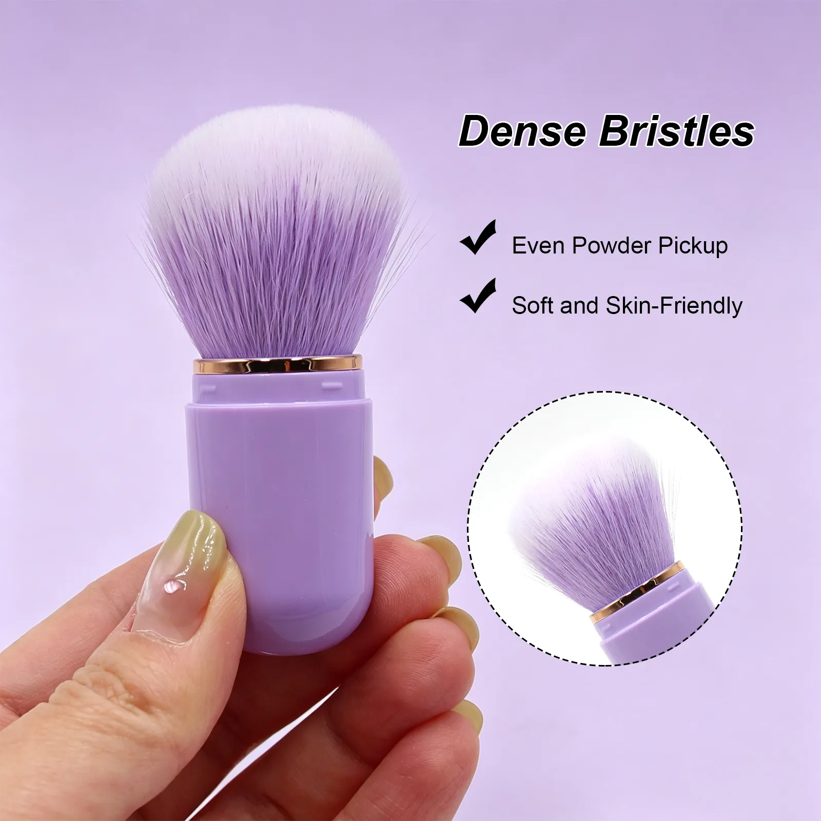 6-in-1 Brush Set with Storage Bin & Mirror