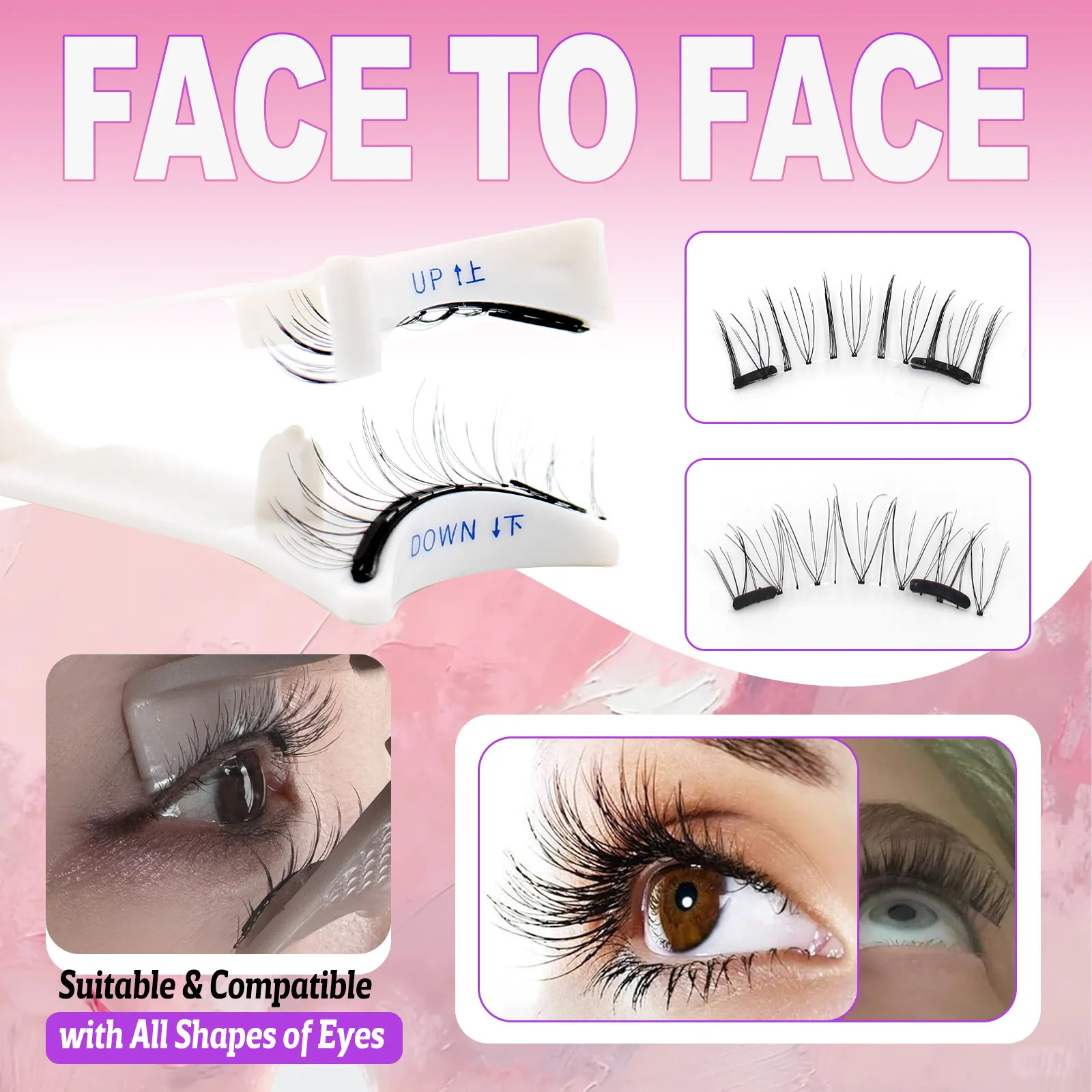 reusable magnetic eyelash kit