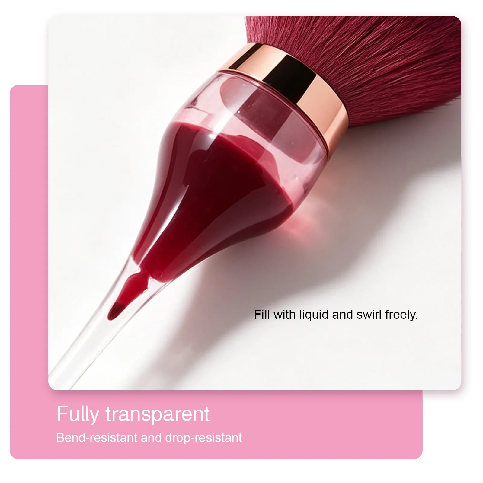 Wine Glass Makeup Brush