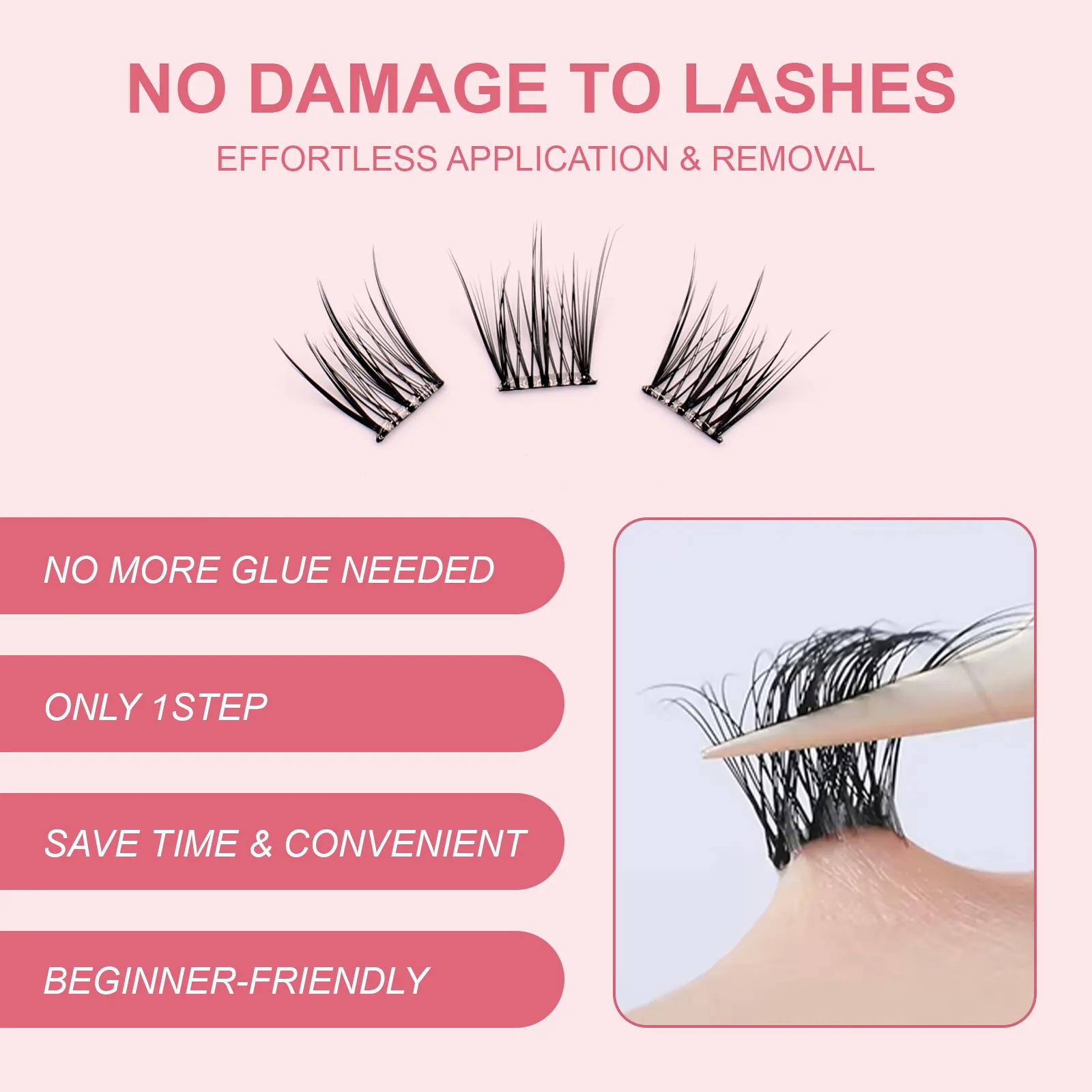 cluster false lashes