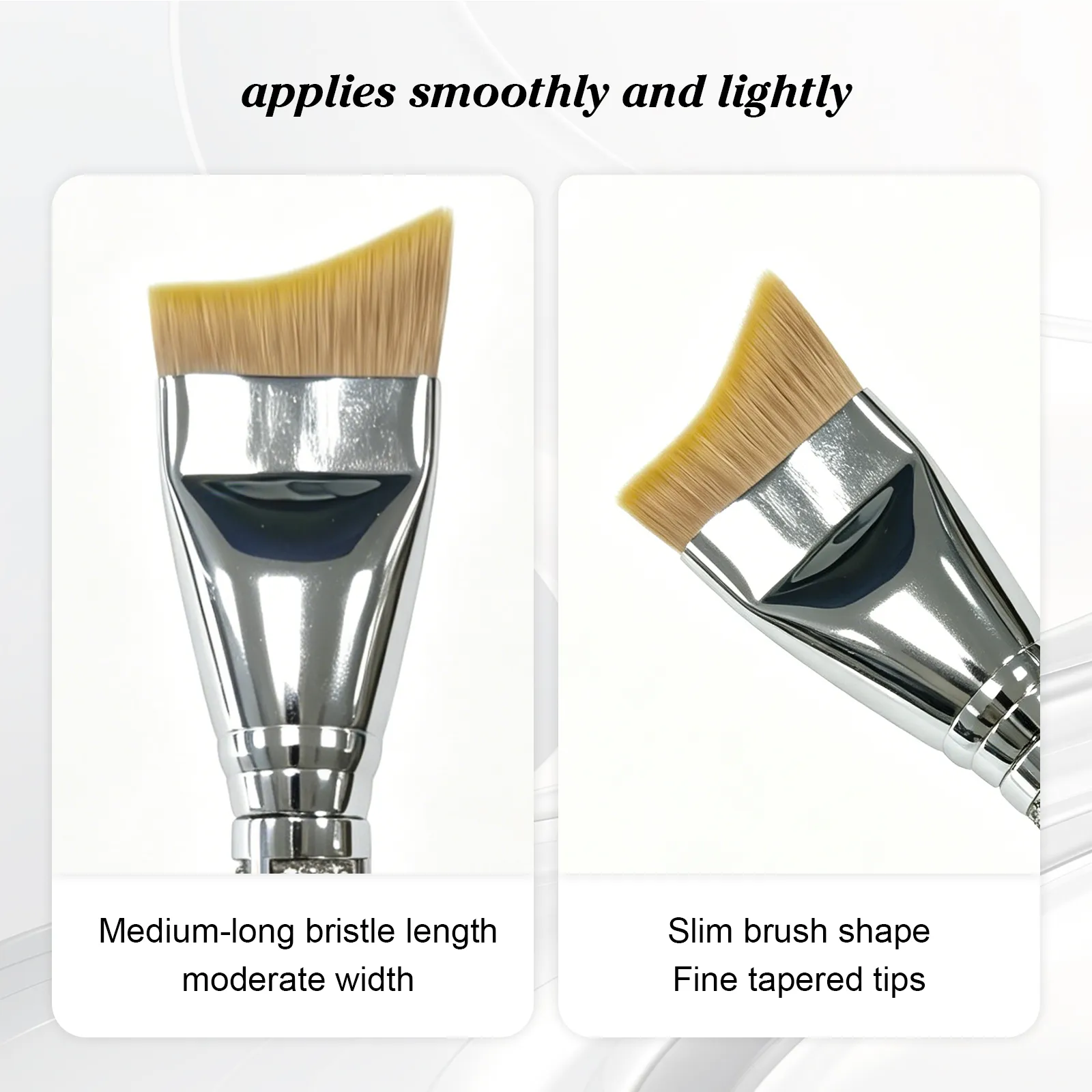Innovative Crescent Design Makeup Brush