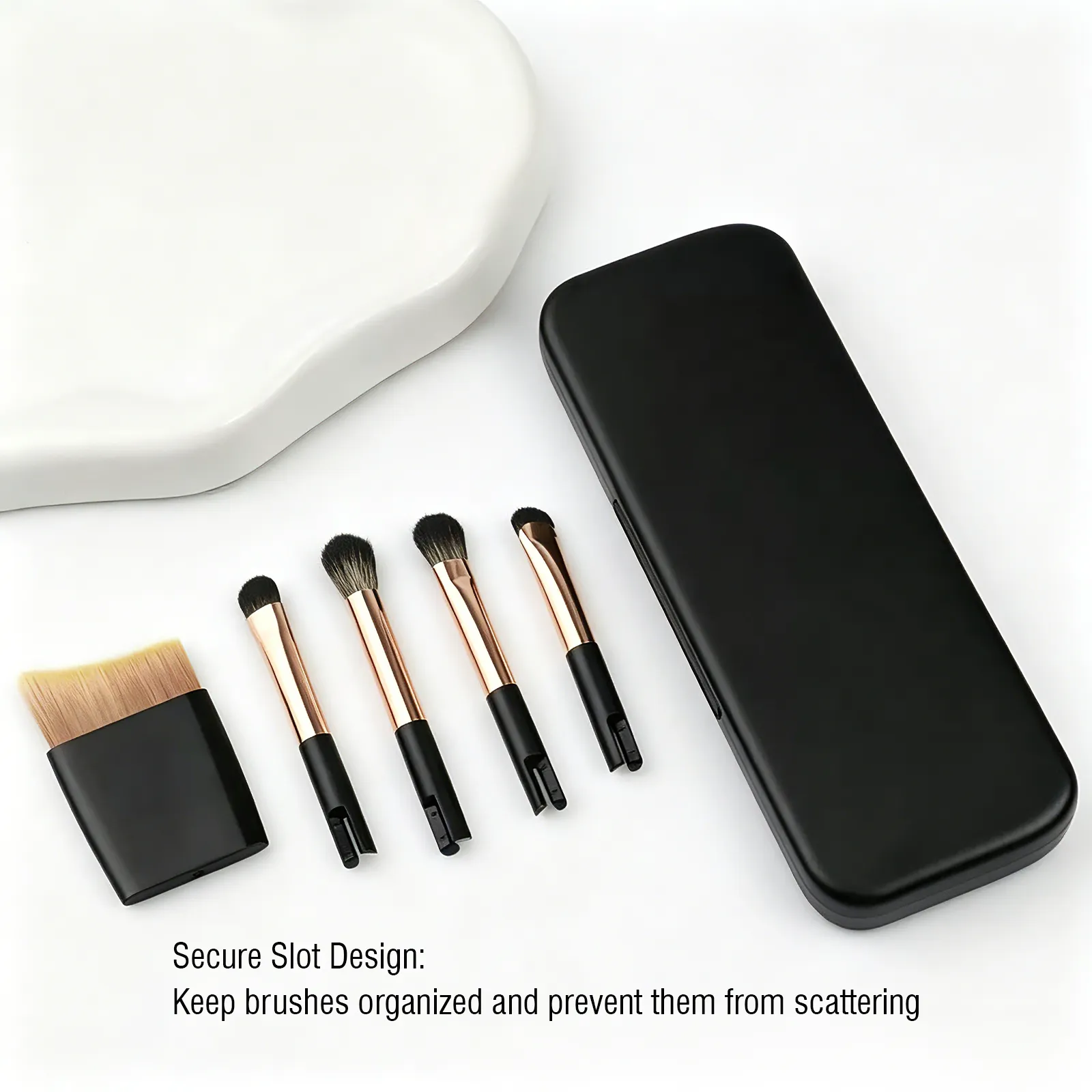 5-in-1 Flip Mirror Brush Set