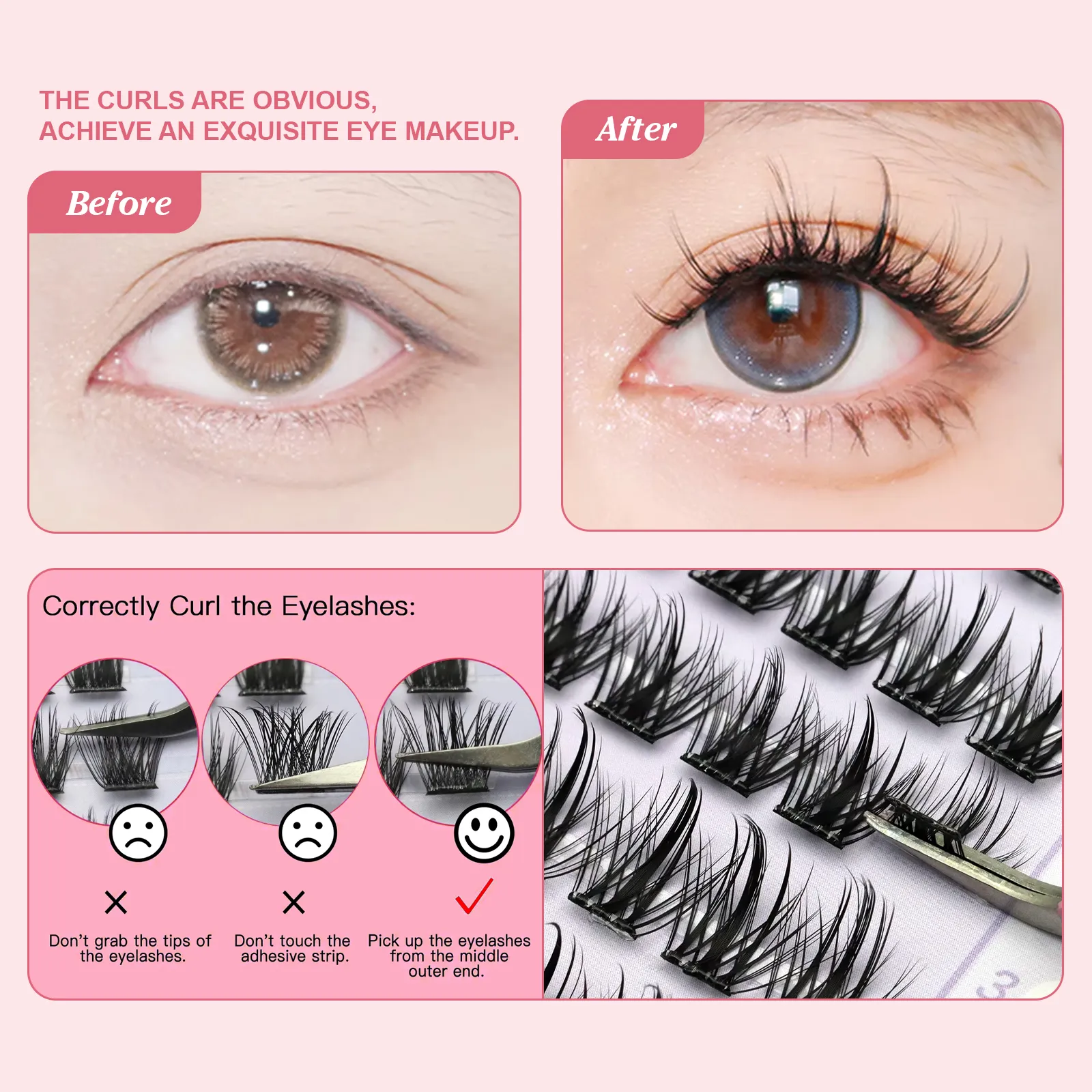 false lash clusters