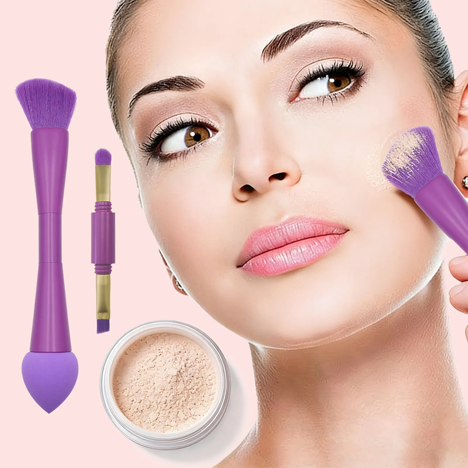 vegan makeup brush set