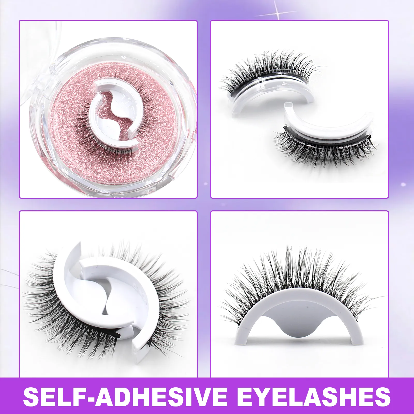 self adhesive lash strips