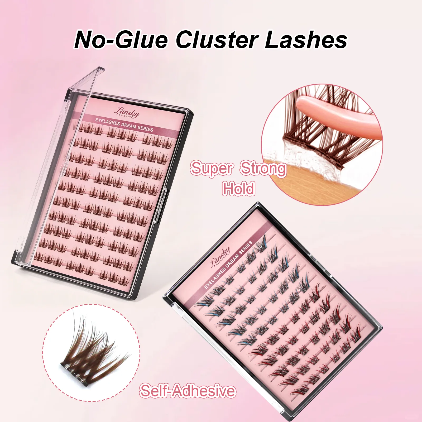 eye lash clusters