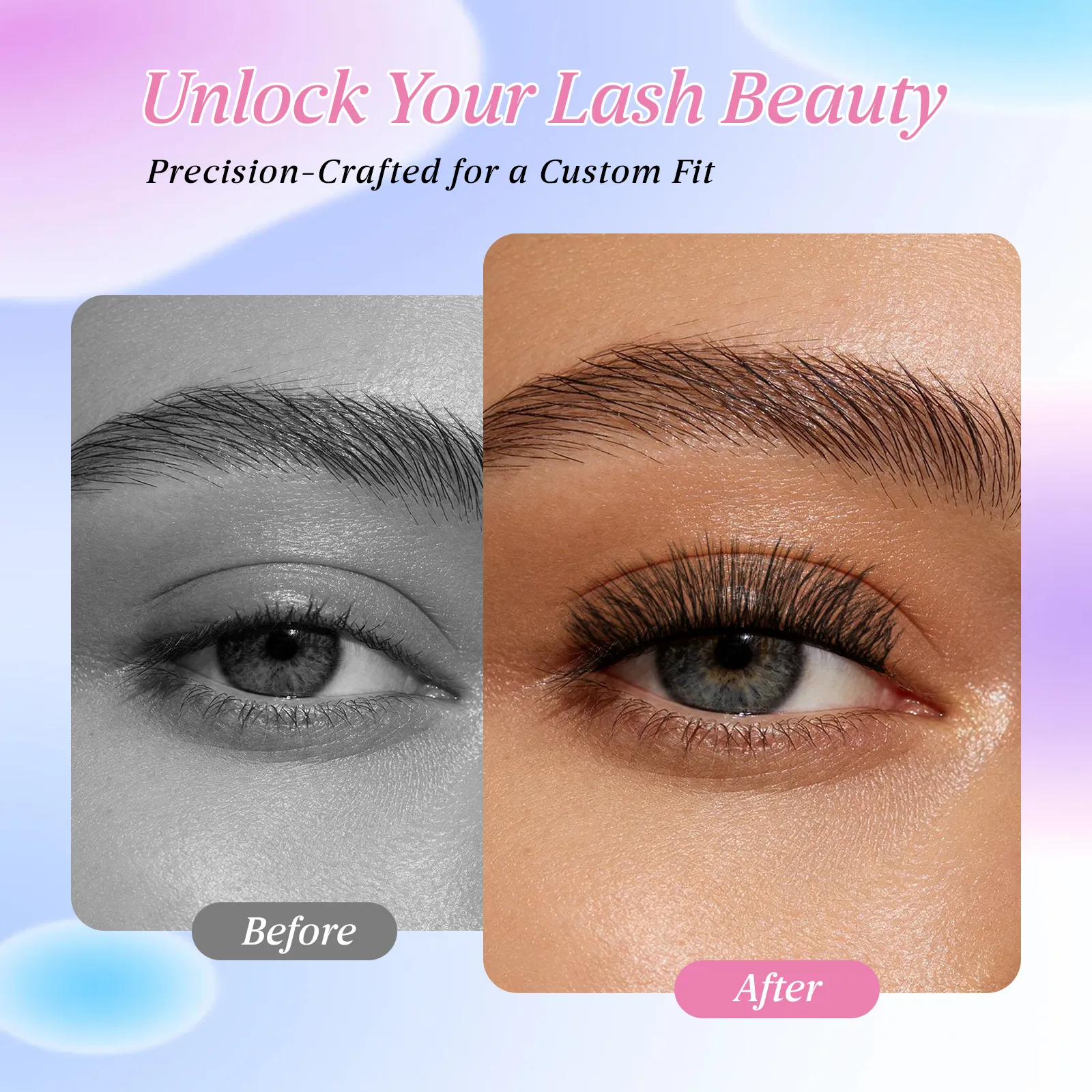 reusable adhesive eyelashes