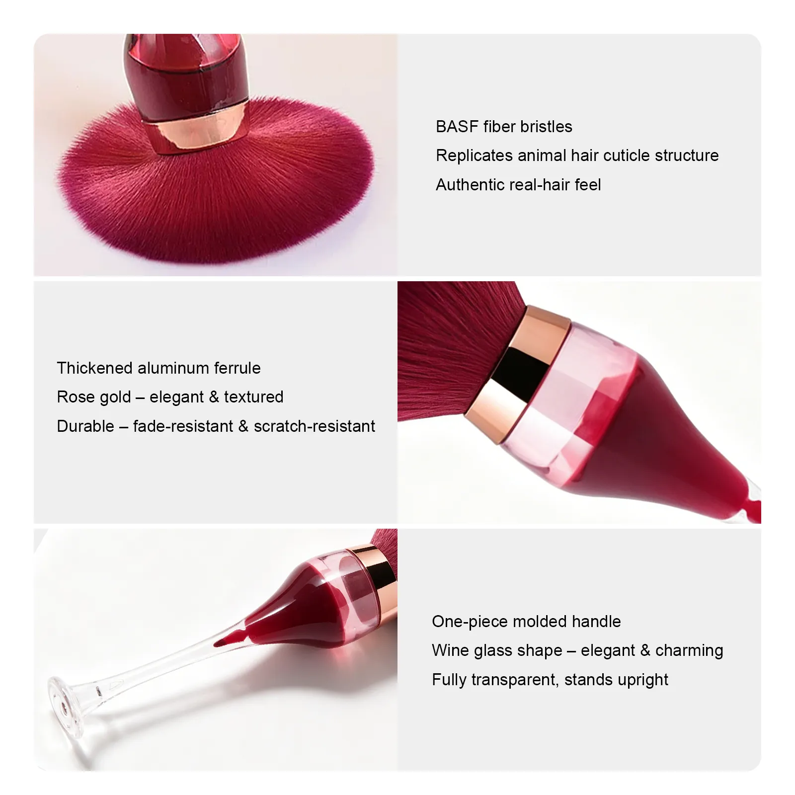 Wine Glass Makeup Brush