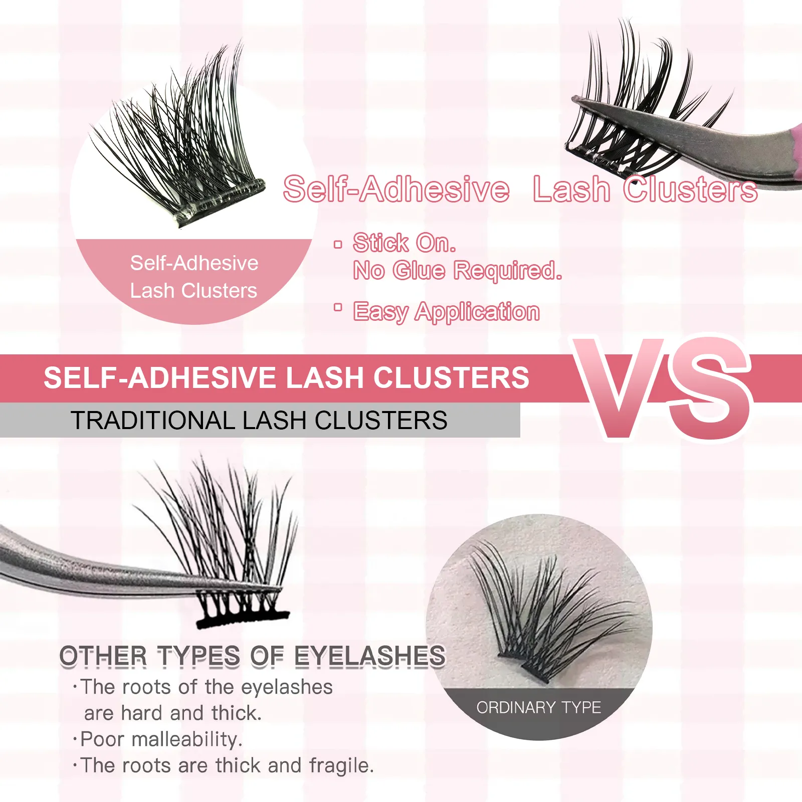 cluster eyelashes