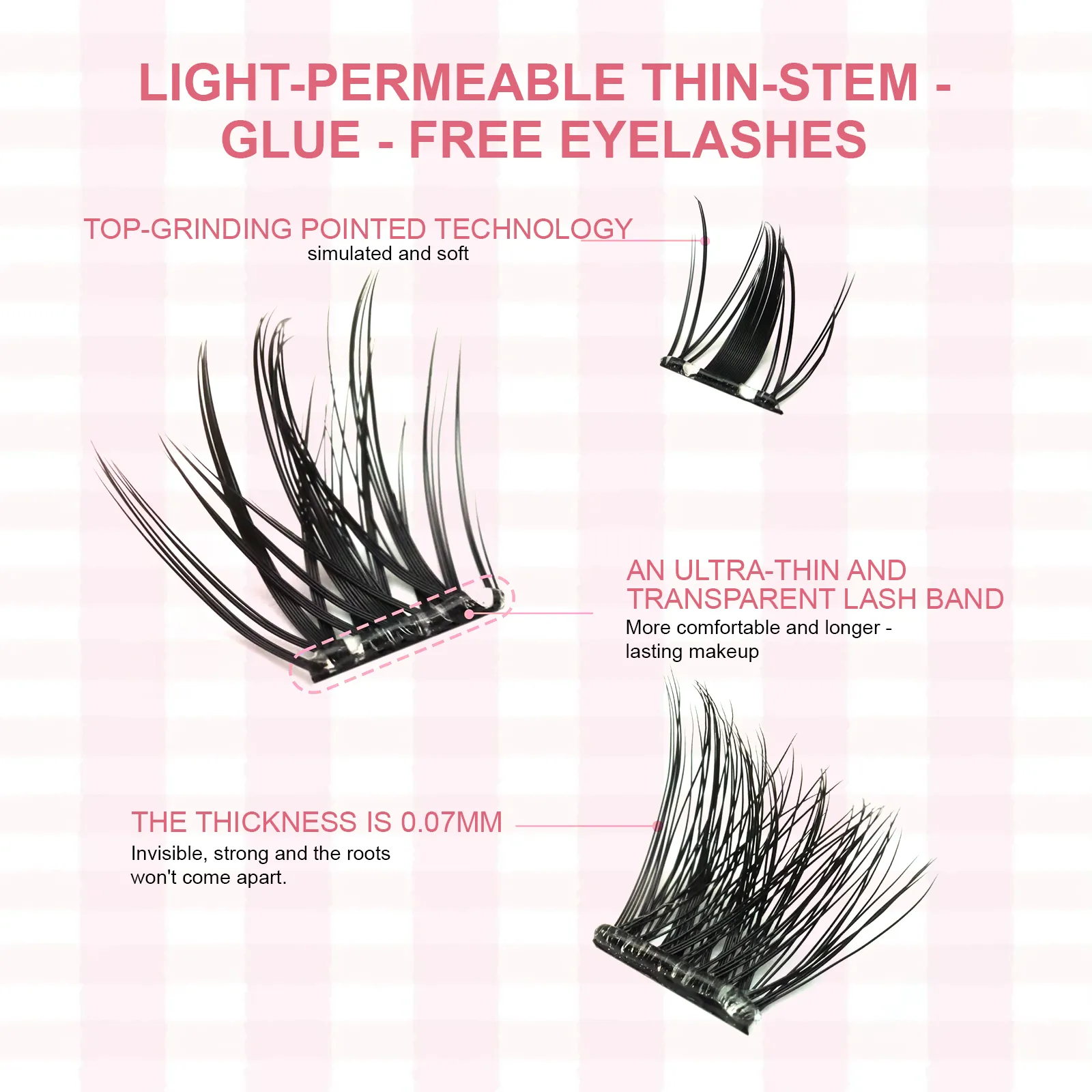 cluster lashes