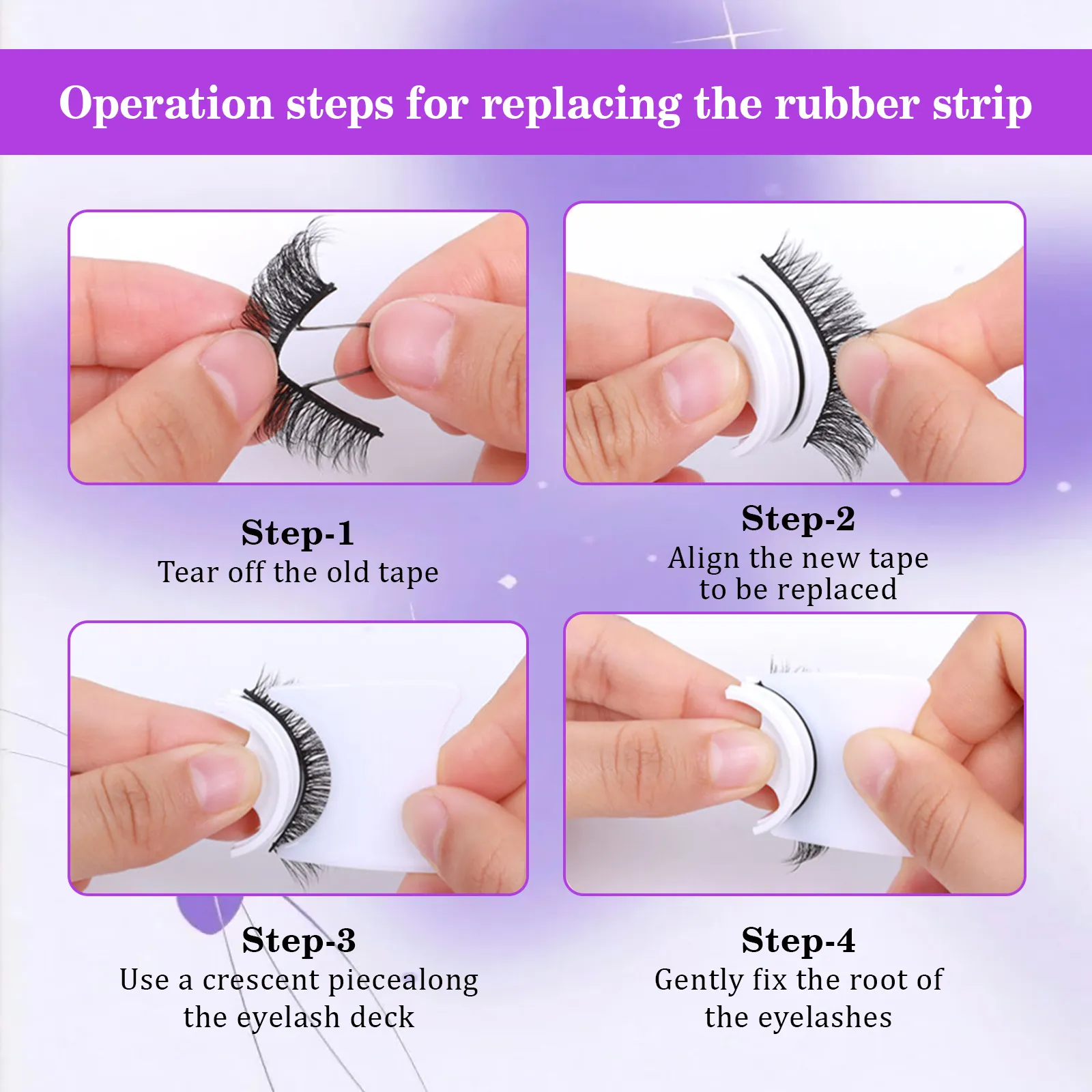 self adhesive lash strips