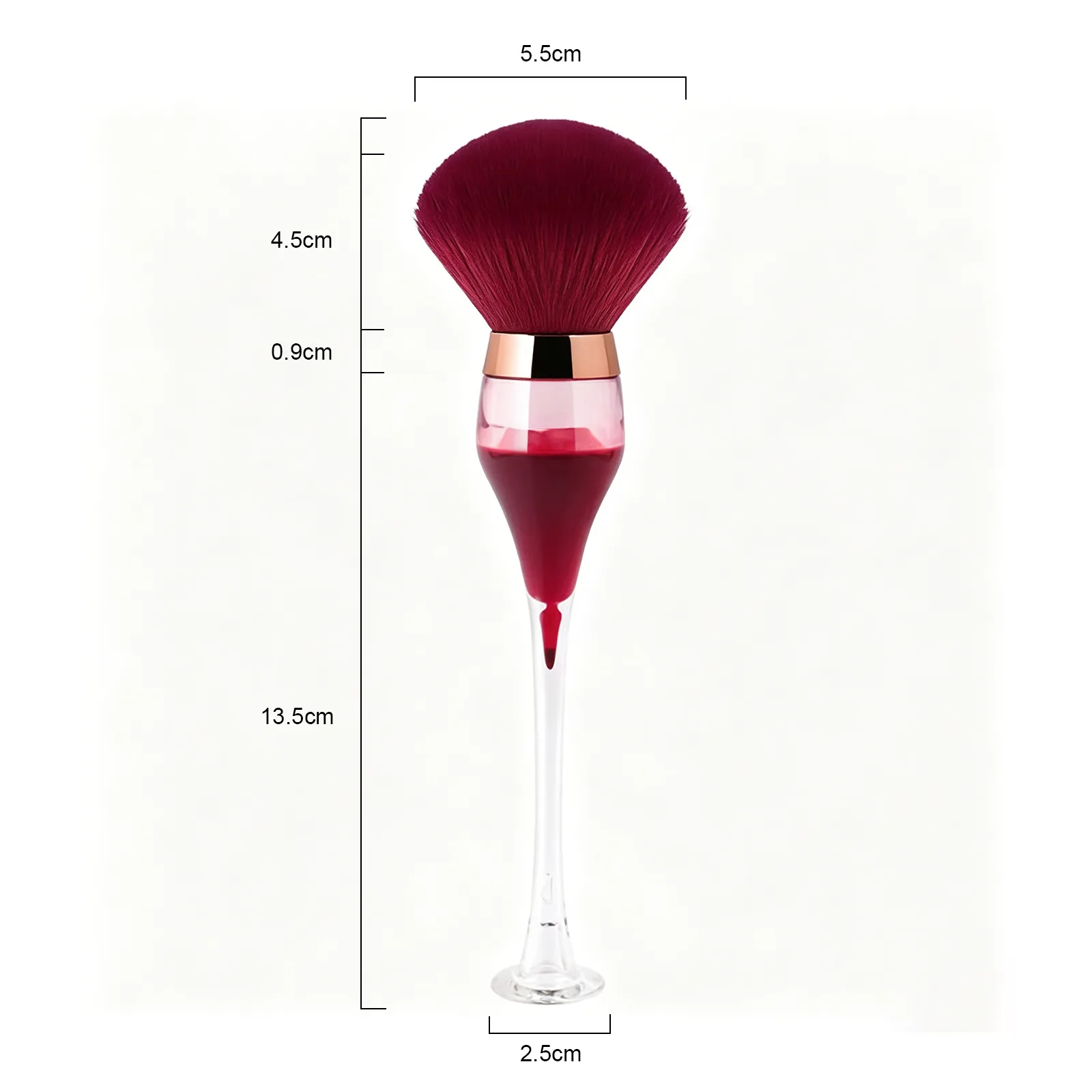Wine Glass Makeup Brush