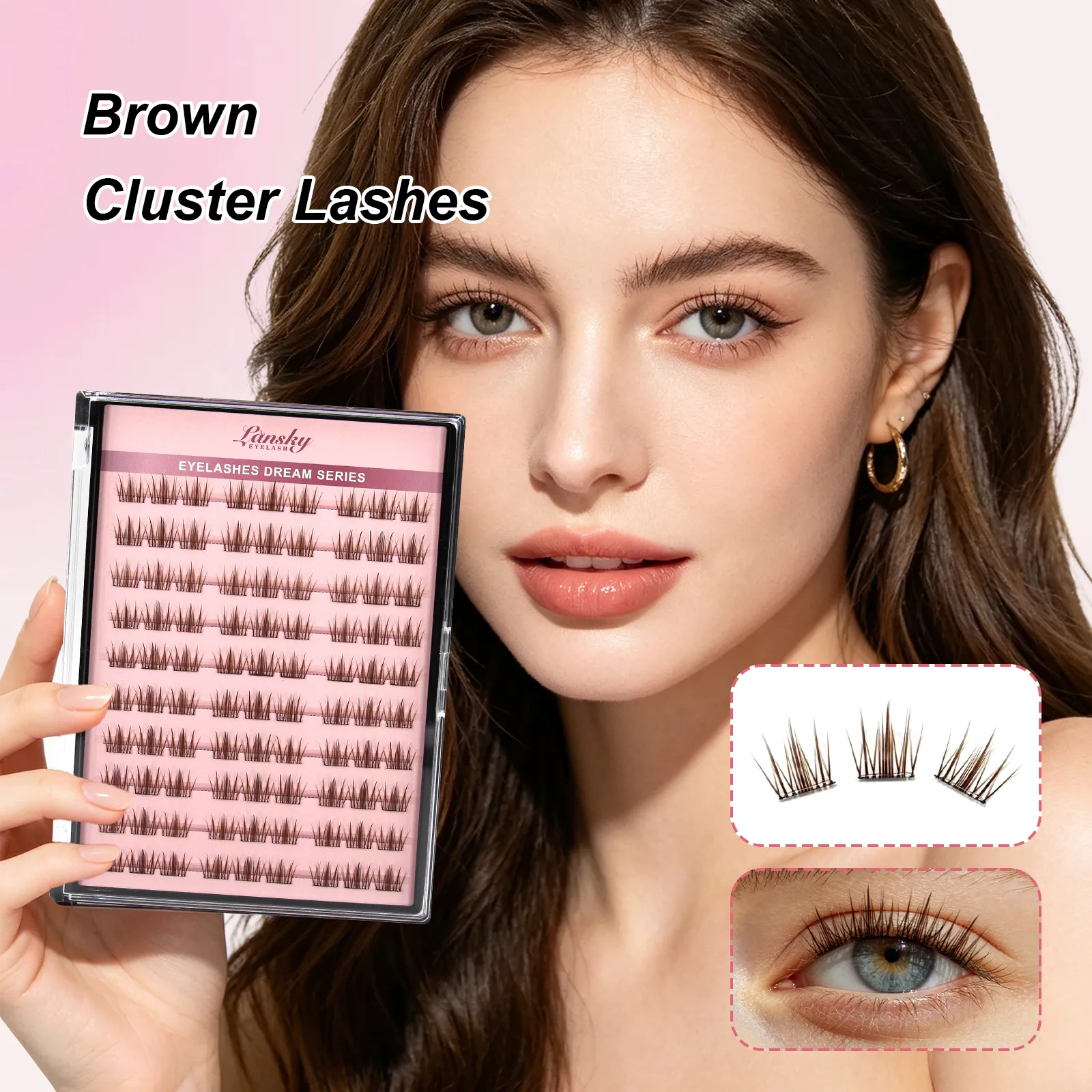 eye lash clusters