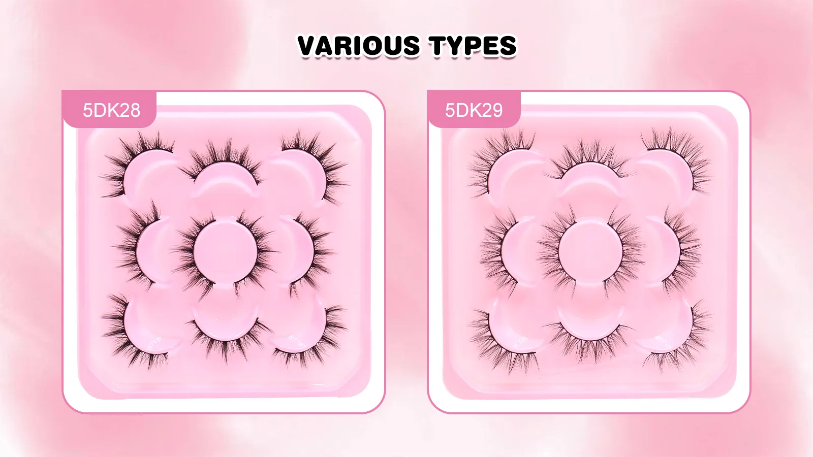 self adhesive false lashes