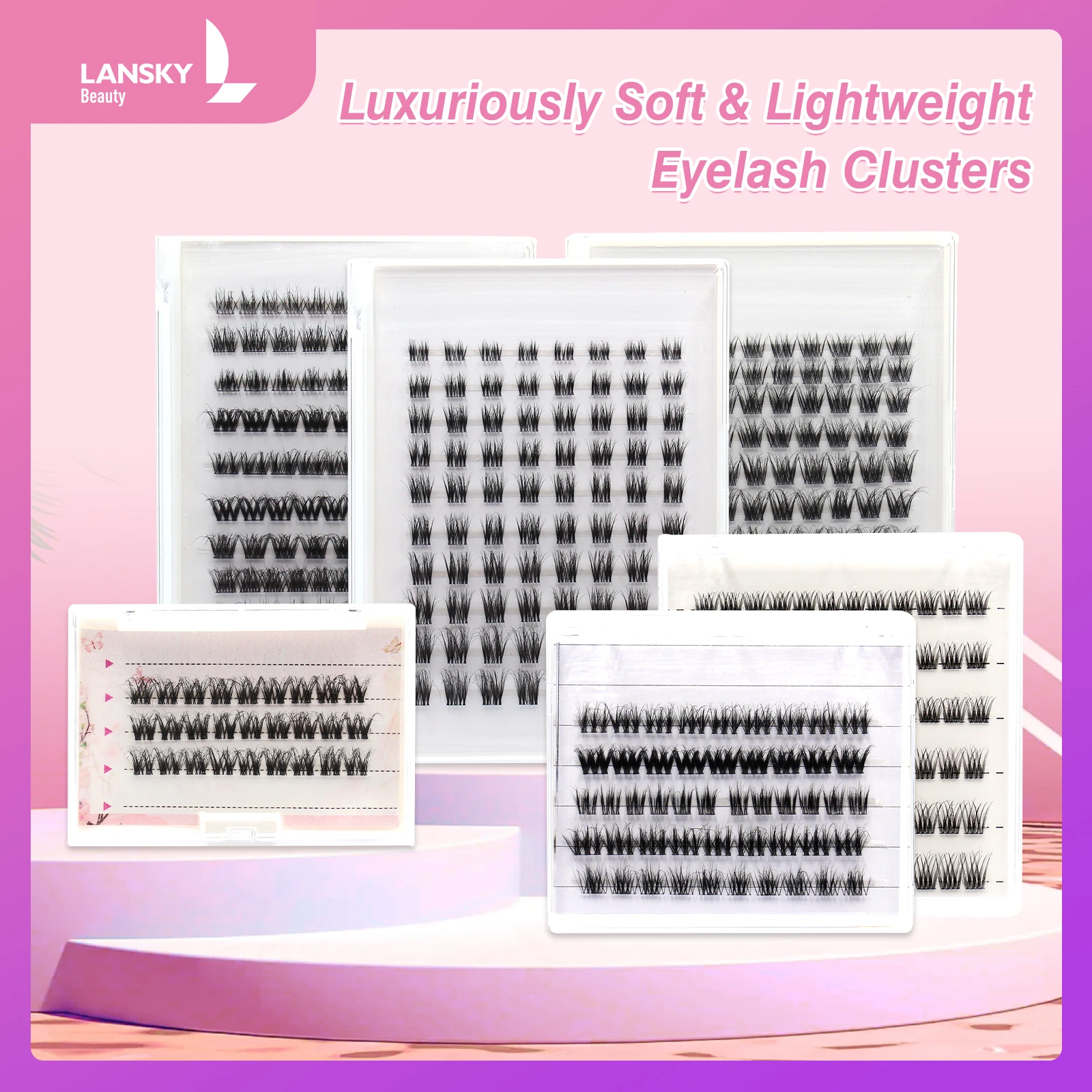 Luxuriously Soft & Lightweight Eyelash Clusters