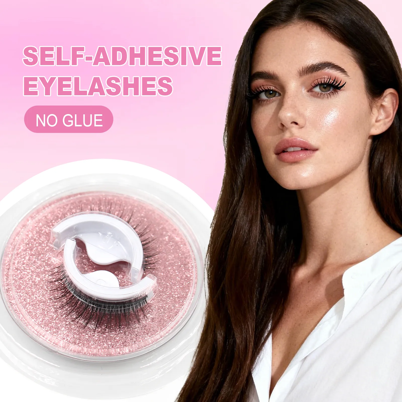 self adhesive fake eyelashes