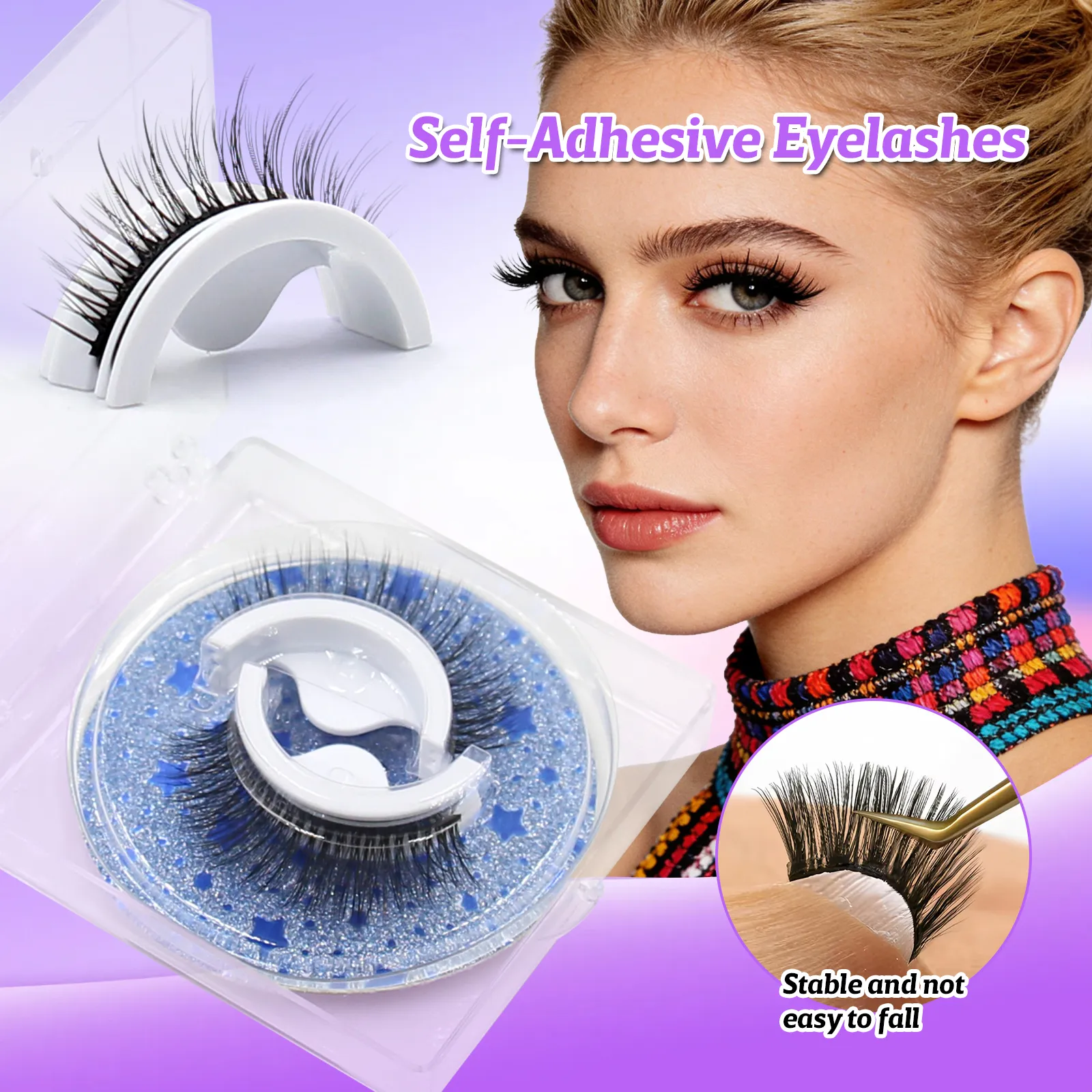 self adhesive eyelashes