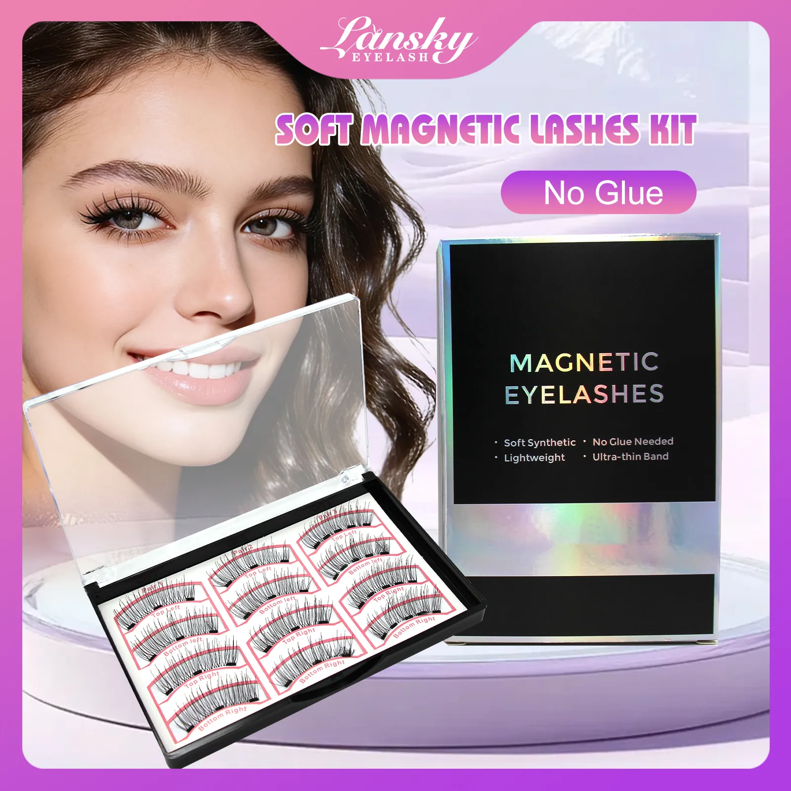 magnetic lashes with applicator