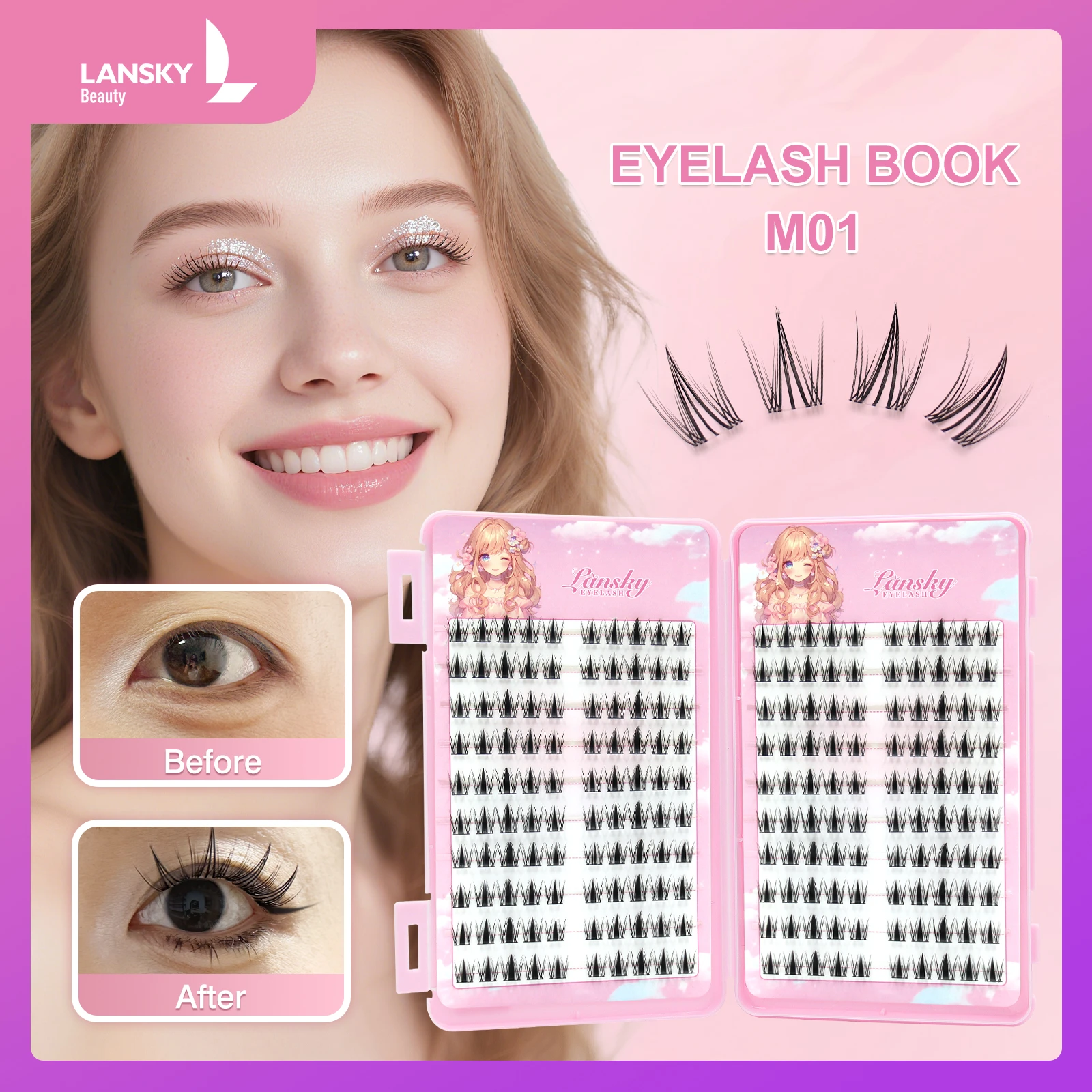 DIY False Lashes In Eyelashes Book