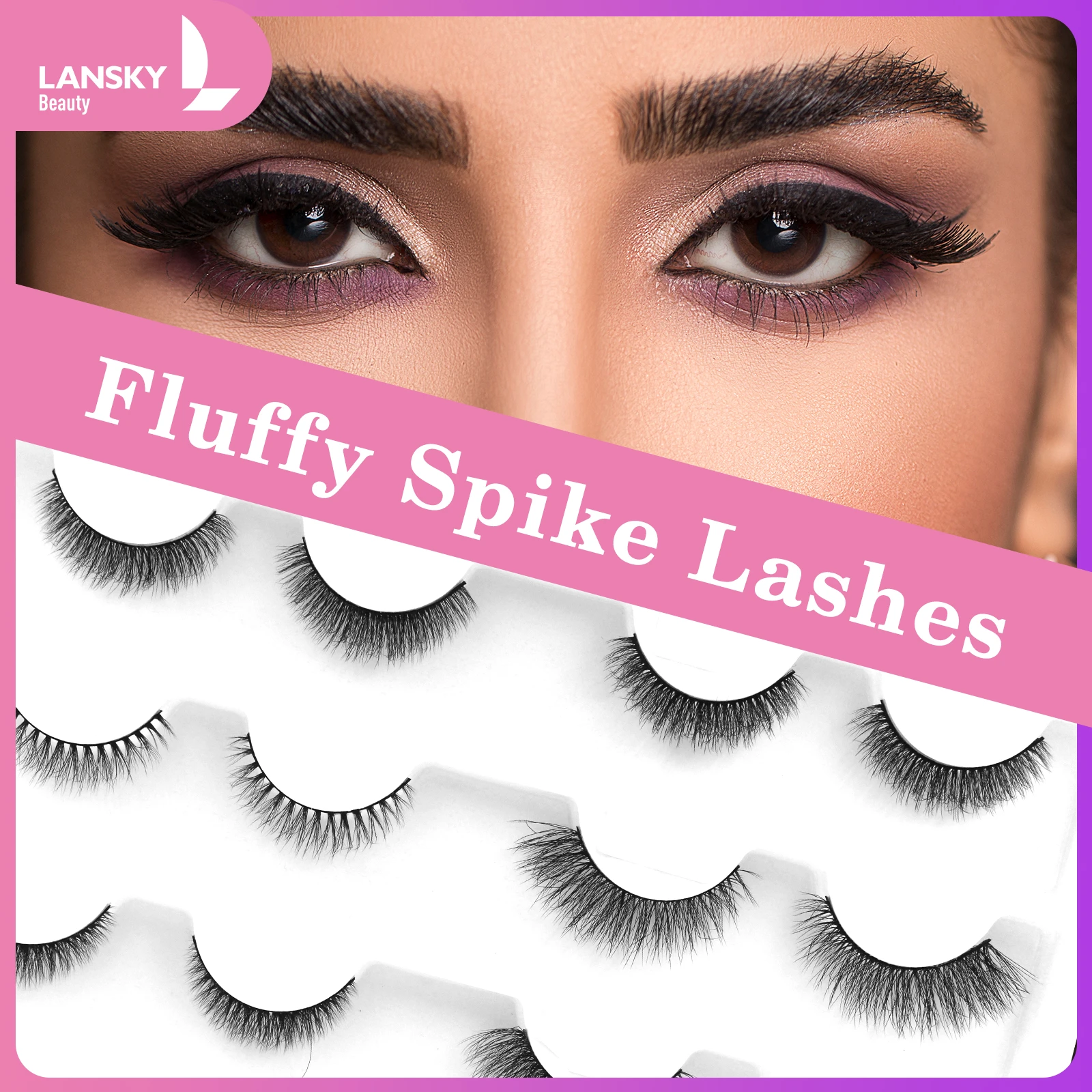 Faux mink eyelashes 3D fluffy