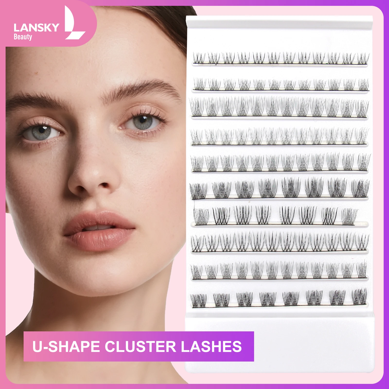 Natural False eyelashes- Handmade