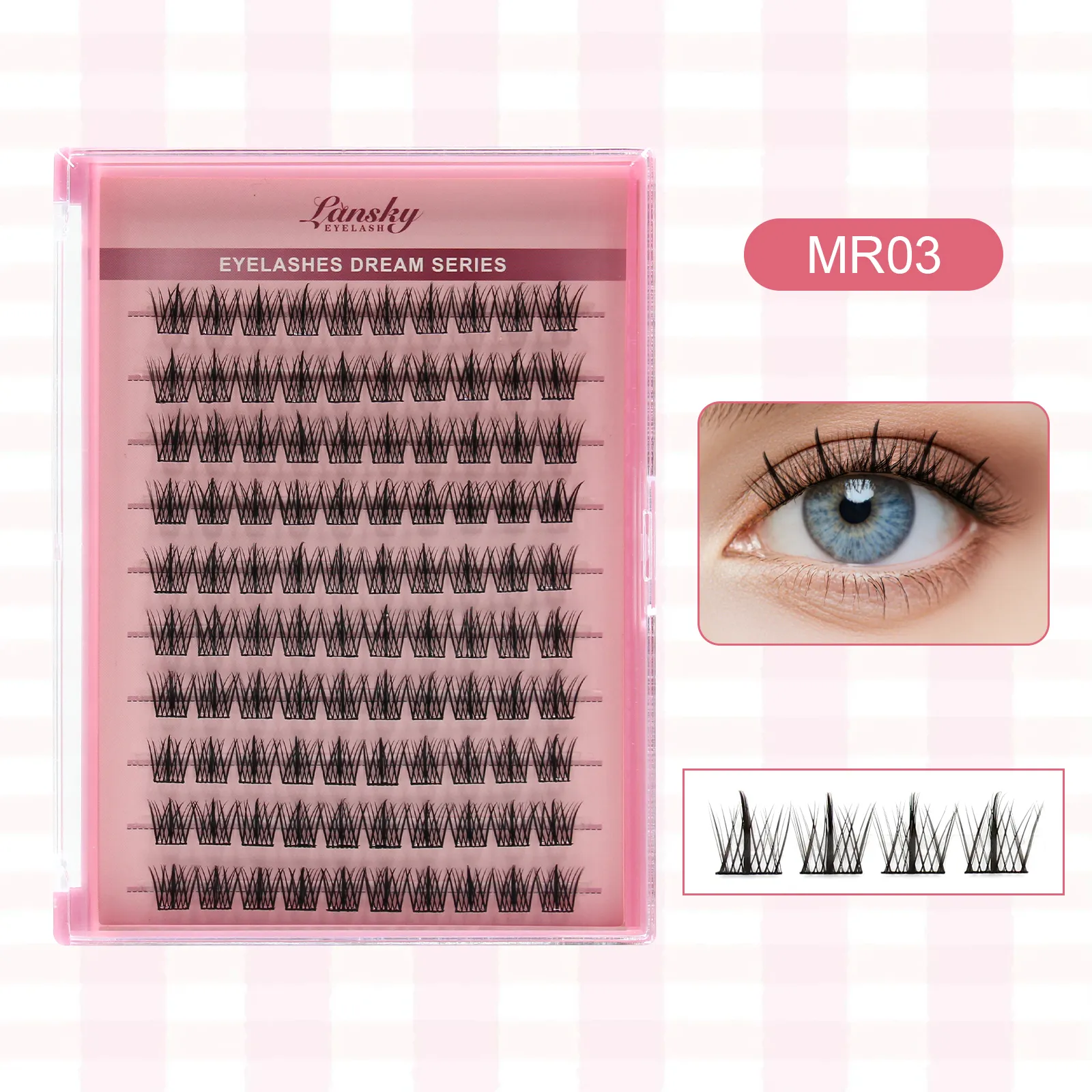 cluster eyelashes