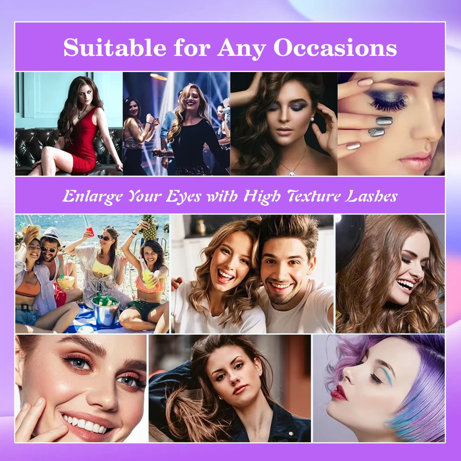 self adhesive eyelashes