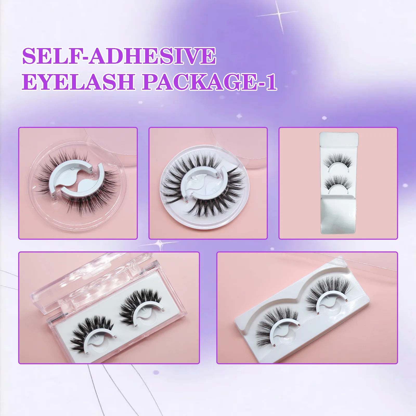 self adhesive lash strips
