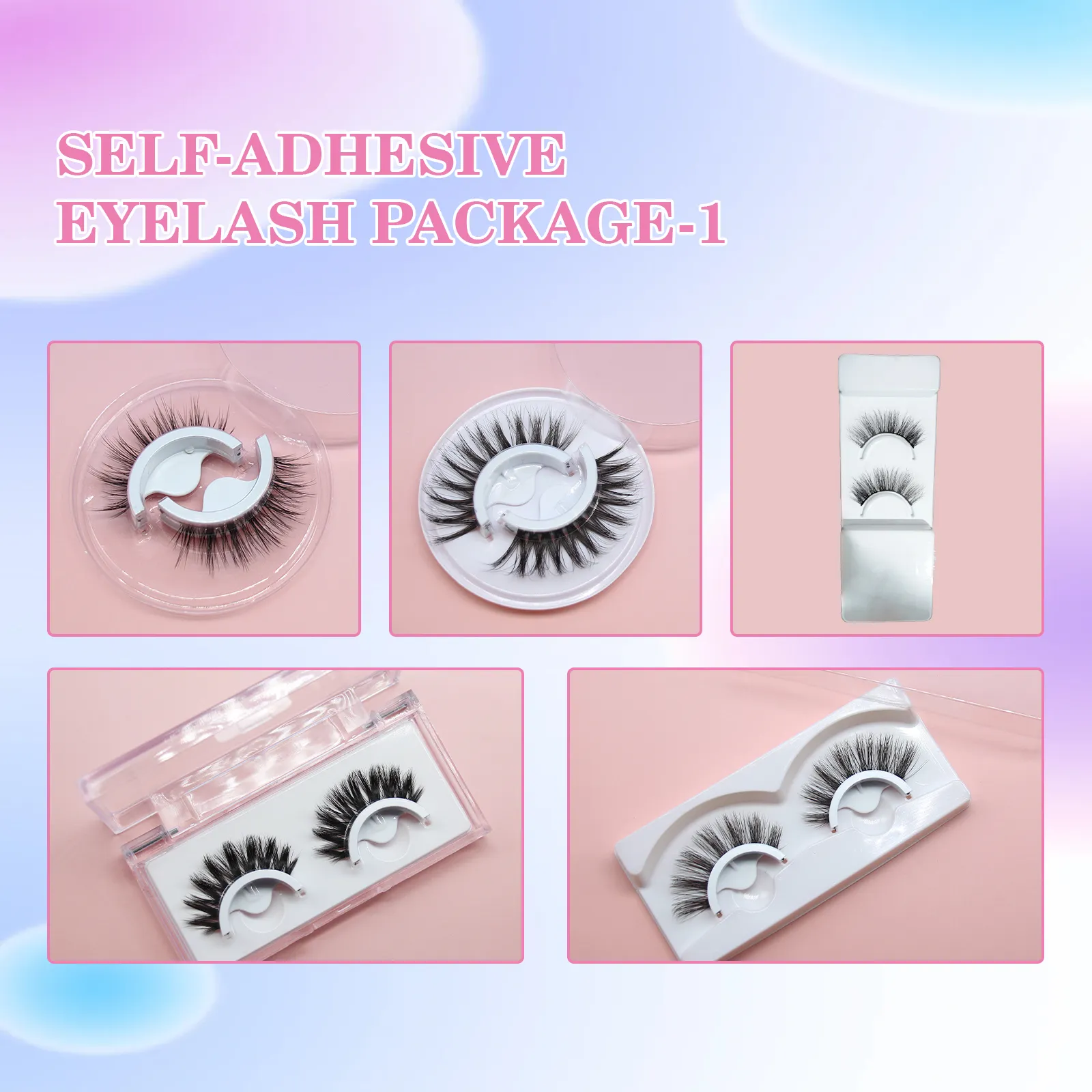 reusable adhesive eyelashes