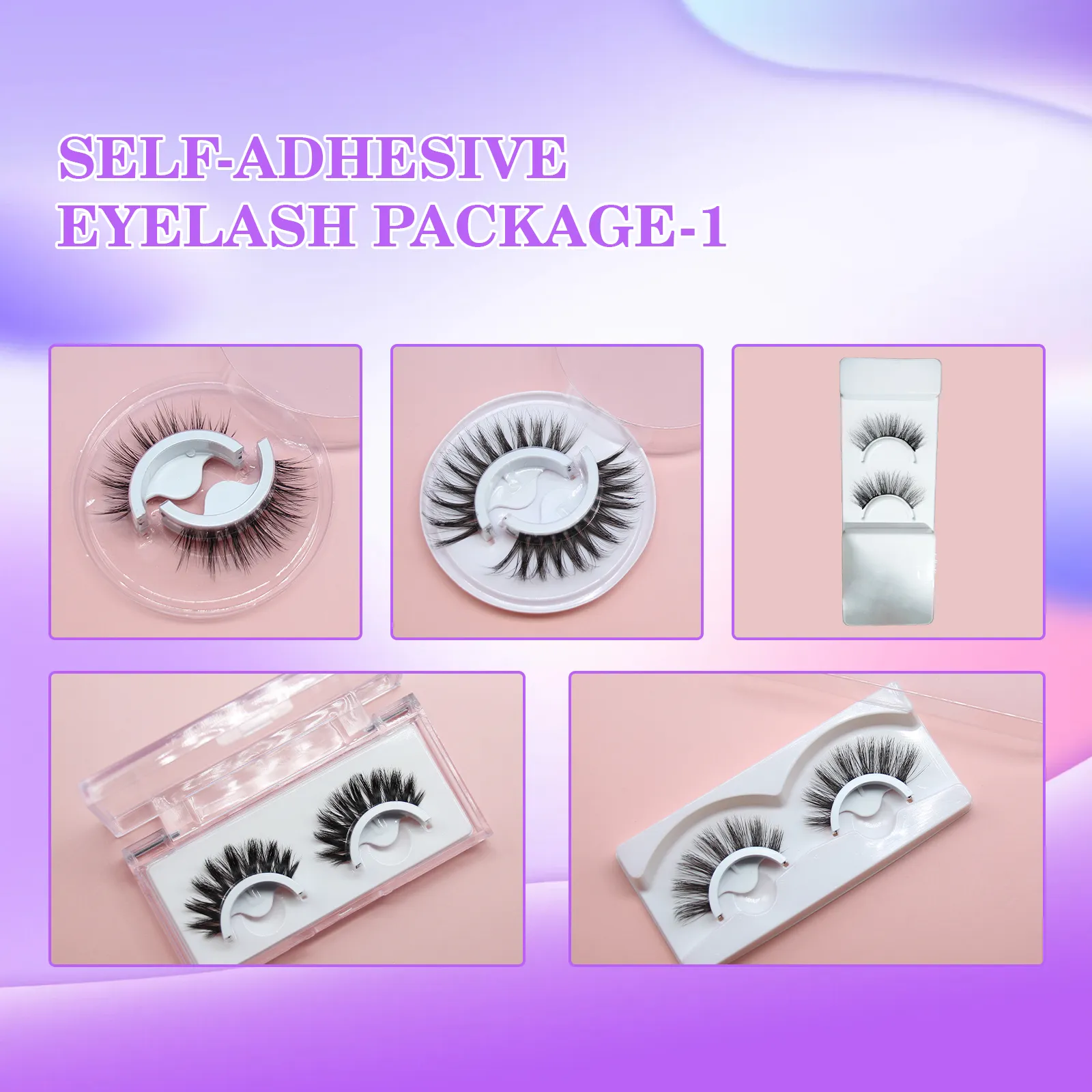 self adhesive lashes