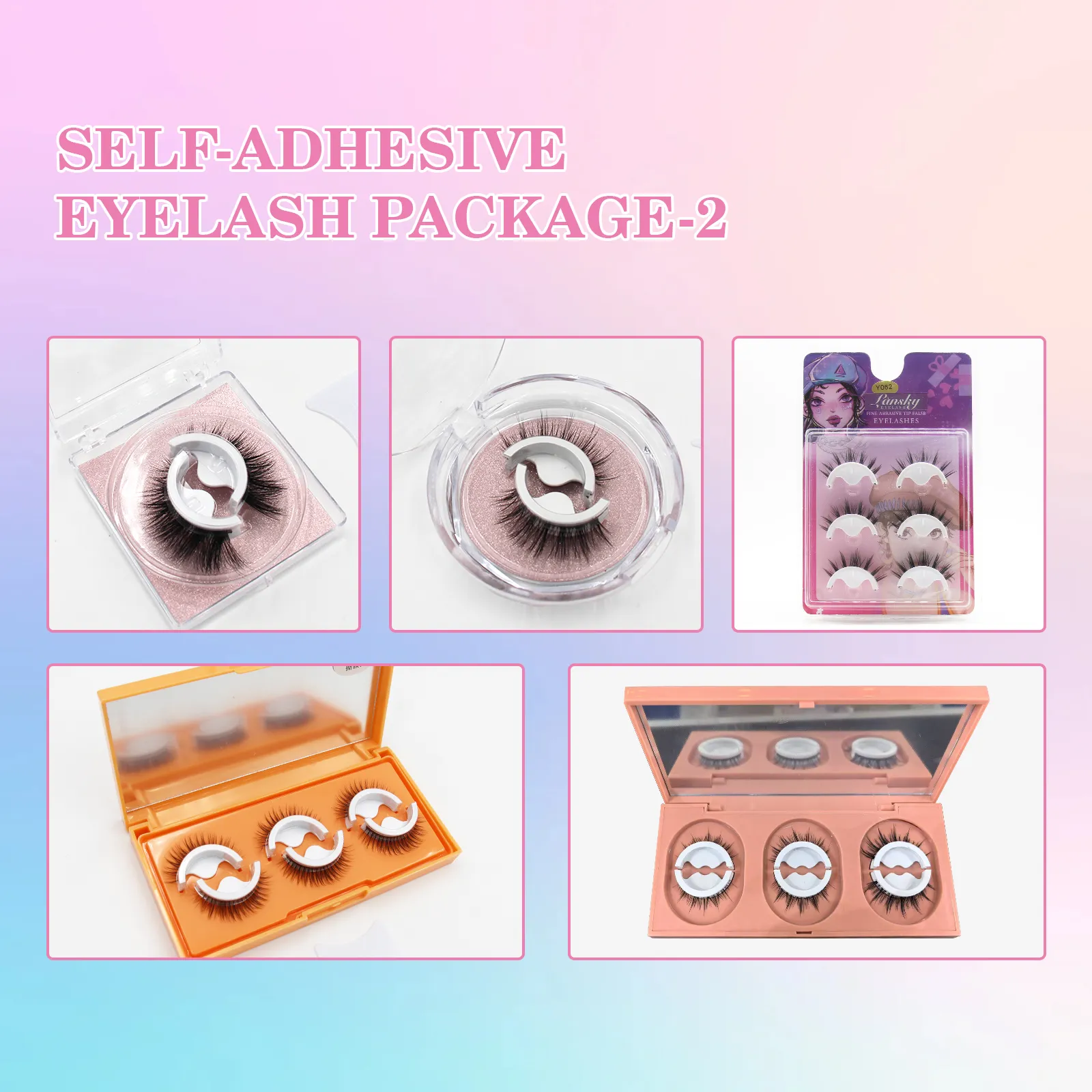 self stick eyelashes