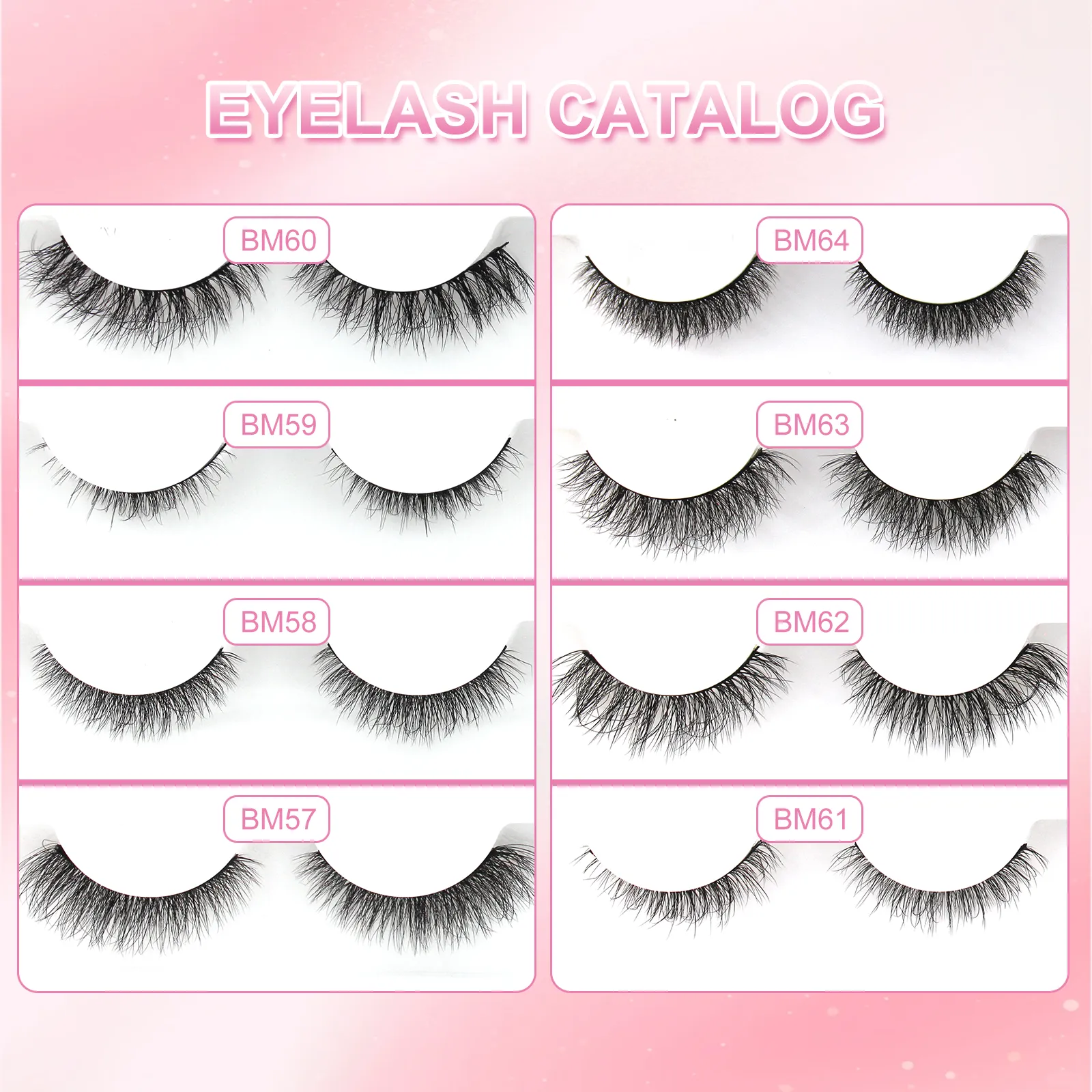 3d faux mink eyelashes