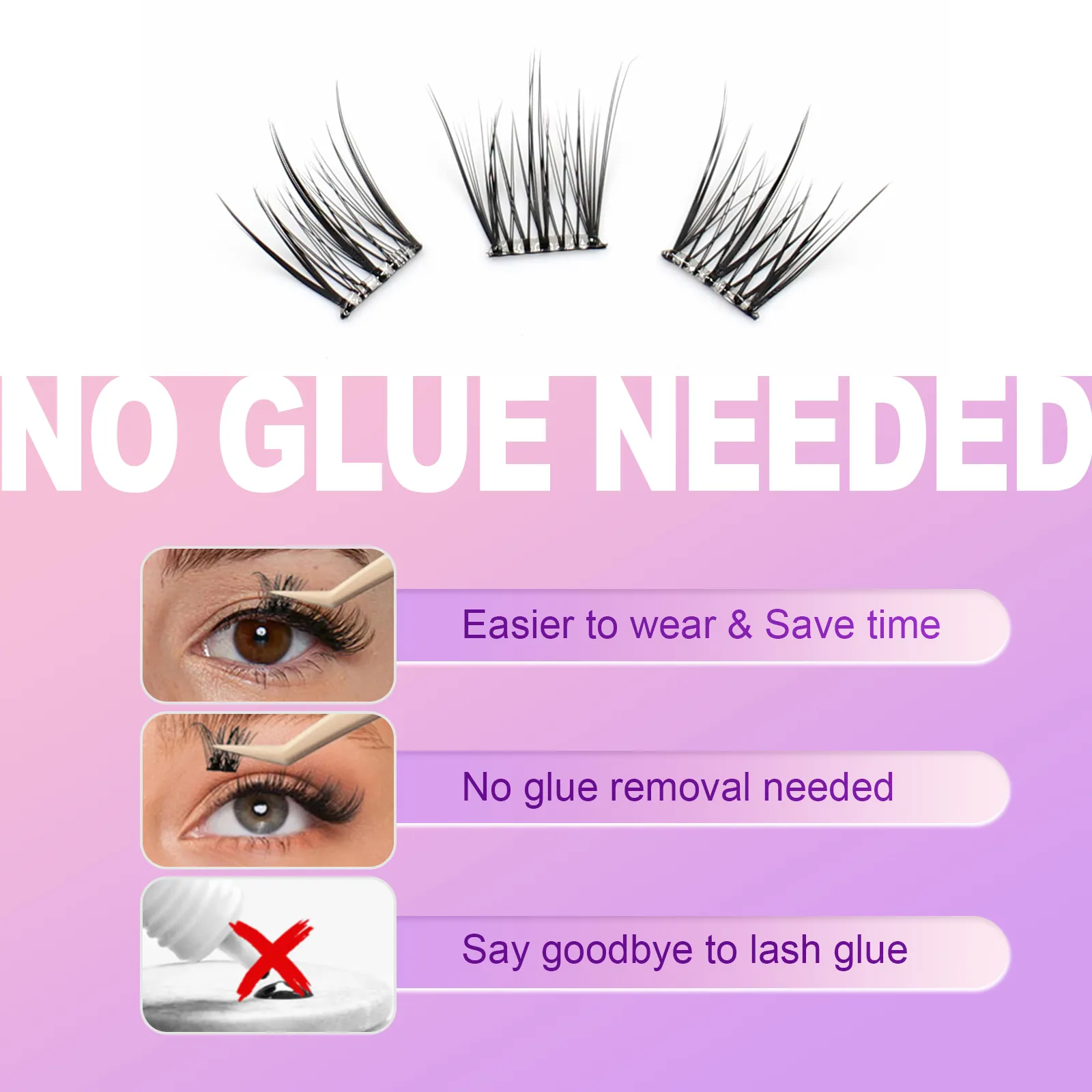 cluster lash extensions