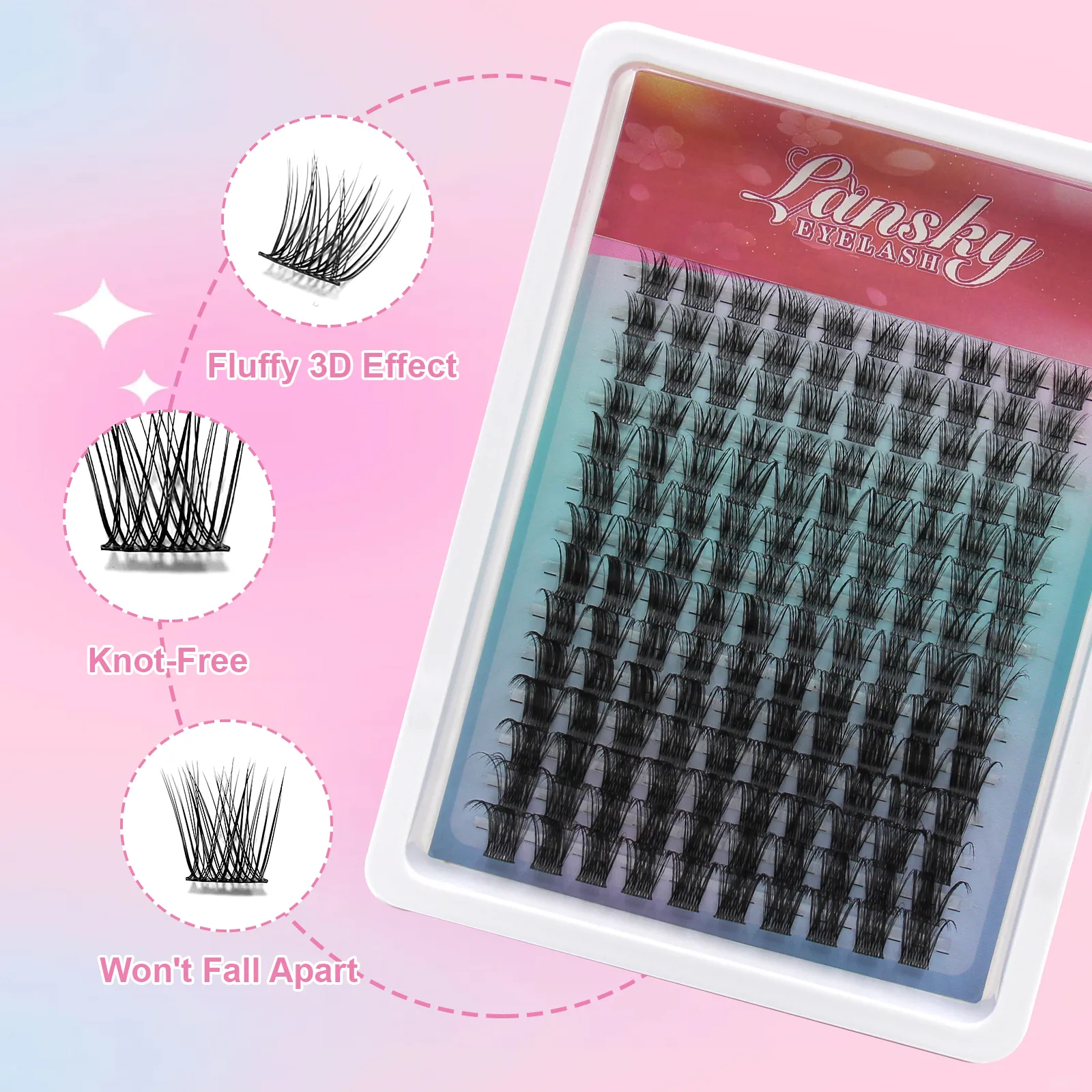 fluffy cluster lashes