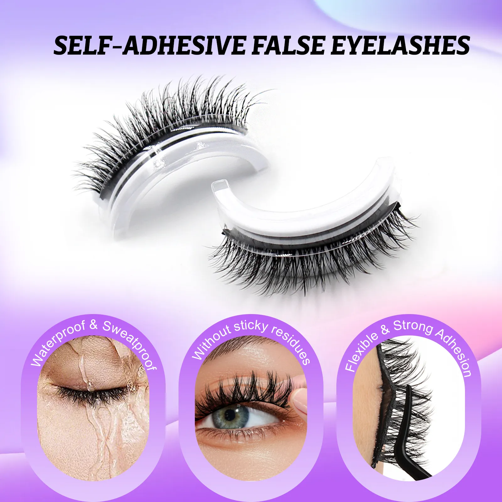 self adhesive lashes