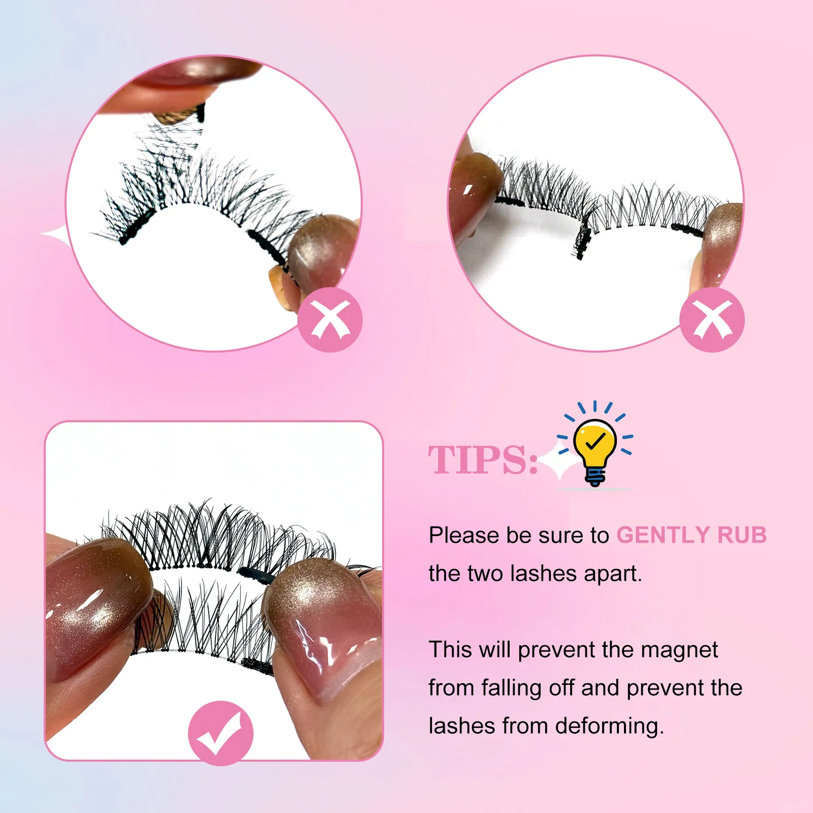reusable magnetic eyelash kit