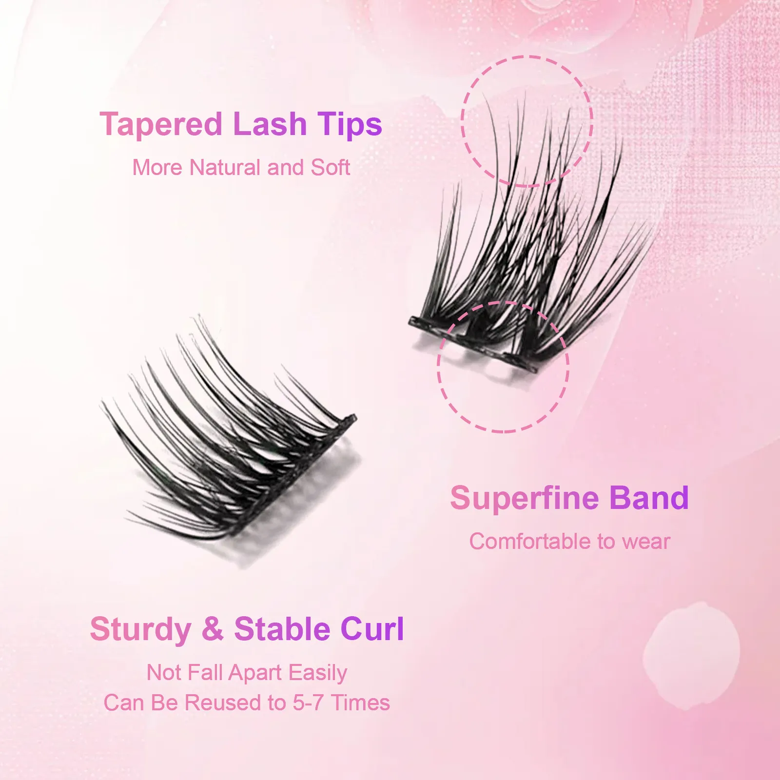 individual cluster lashes